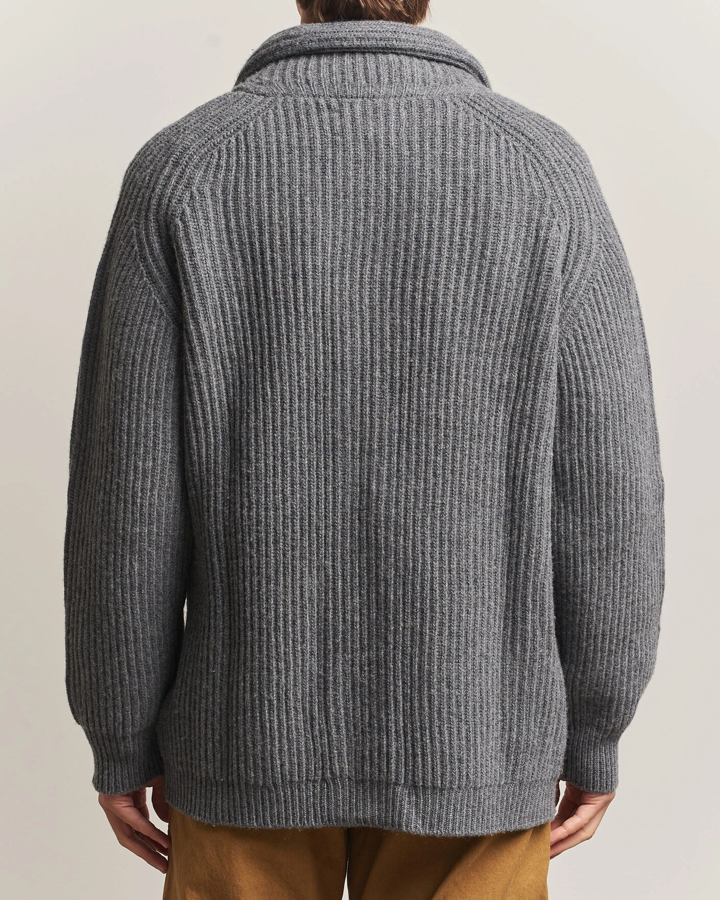Herr | Tröjor | Filson | Bristol Cardigan Sweater Medium Grey Melange