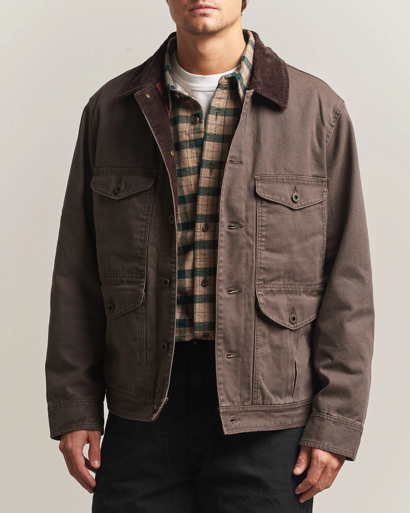 Herr | Jackor | Filson | Rustic Canvas Journeyman Canvas Jacket Bark