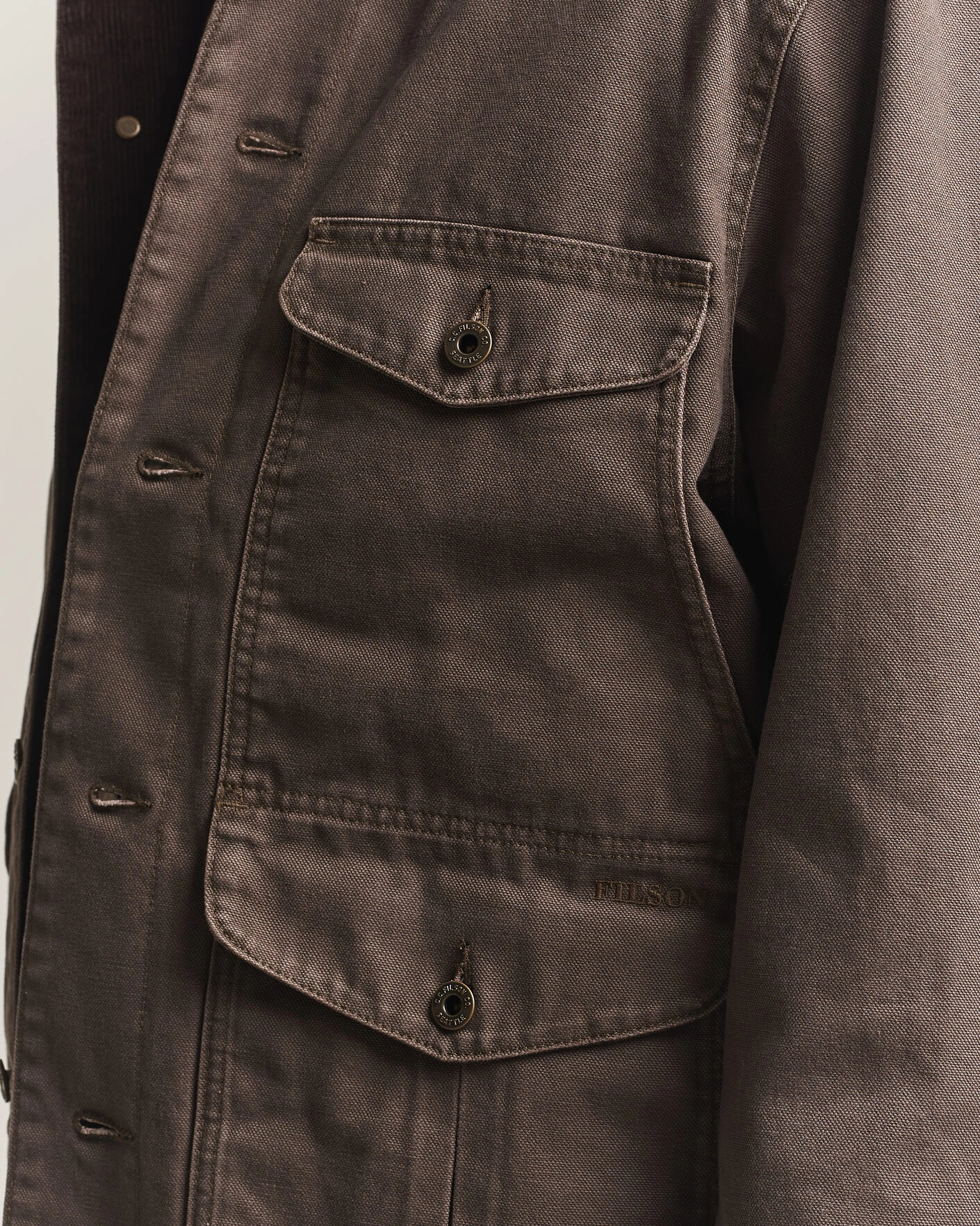 Herr | Jackor | Filson | Rustic Canvas Journeyman Canvas Jacket Bark
