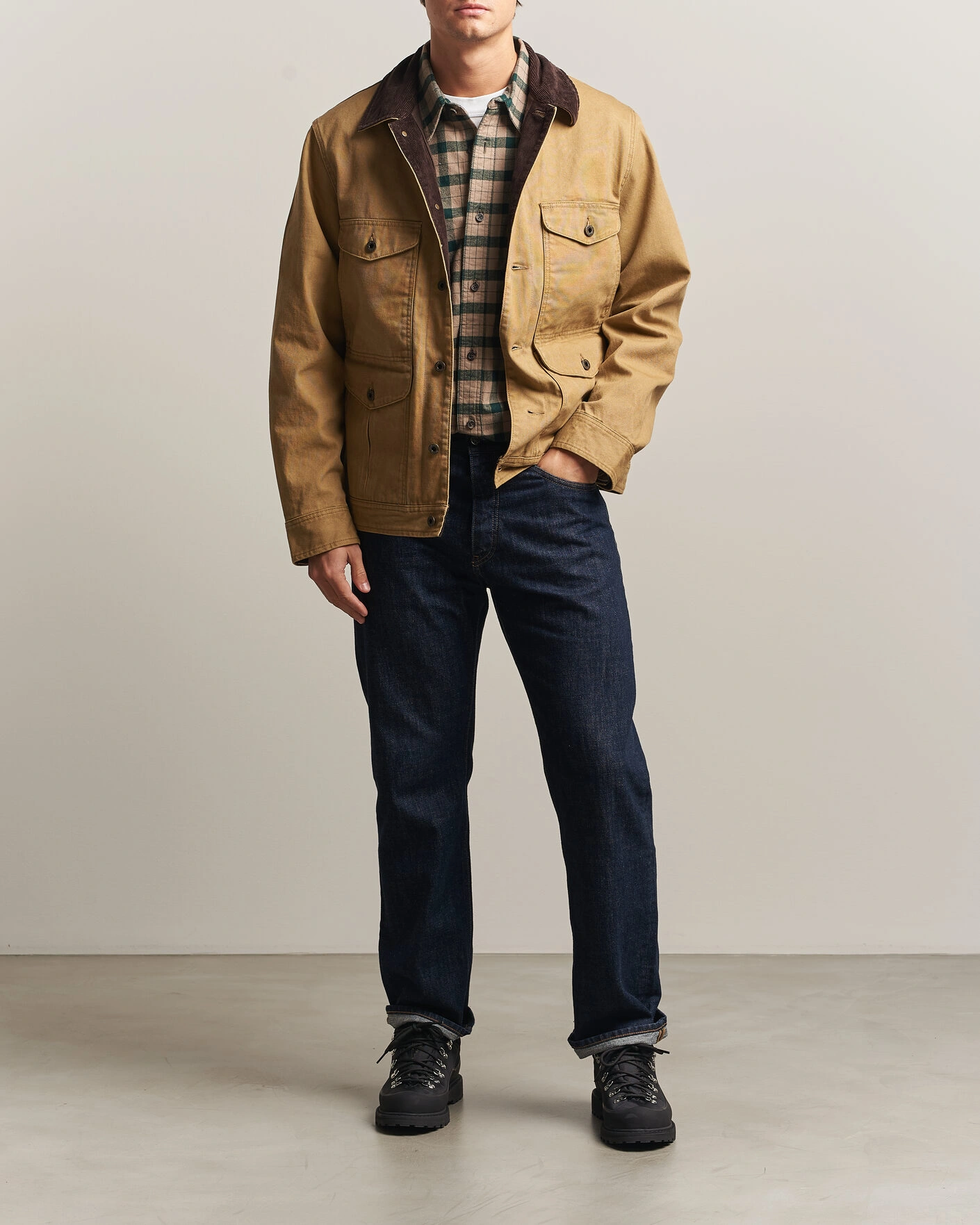 Herr | Jackor | Filson | Rustic Canvas Journeyman Canvas Jacket Antique Bronze