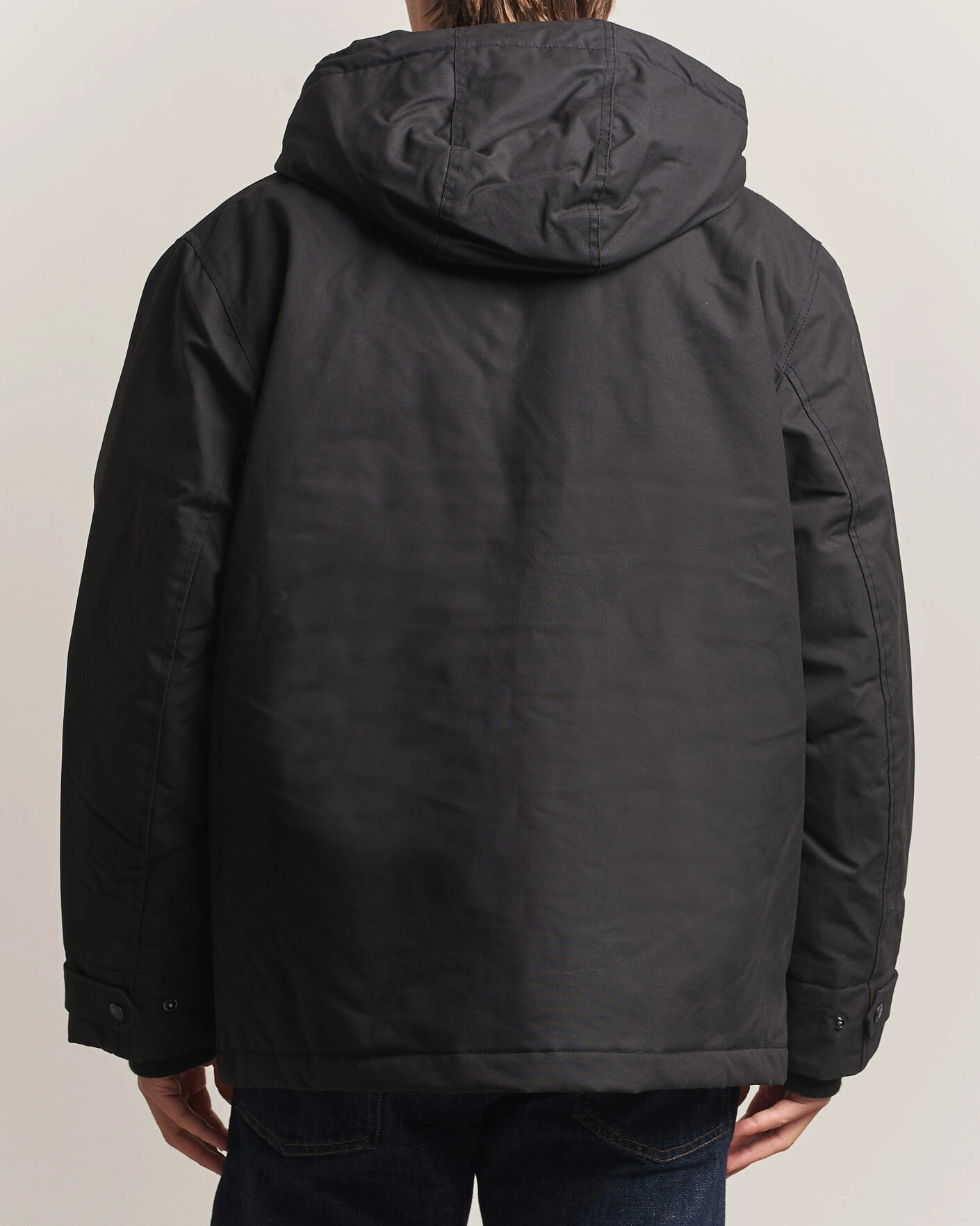 Herr | Jackor | Filson | Waxed Mountain Parka Black