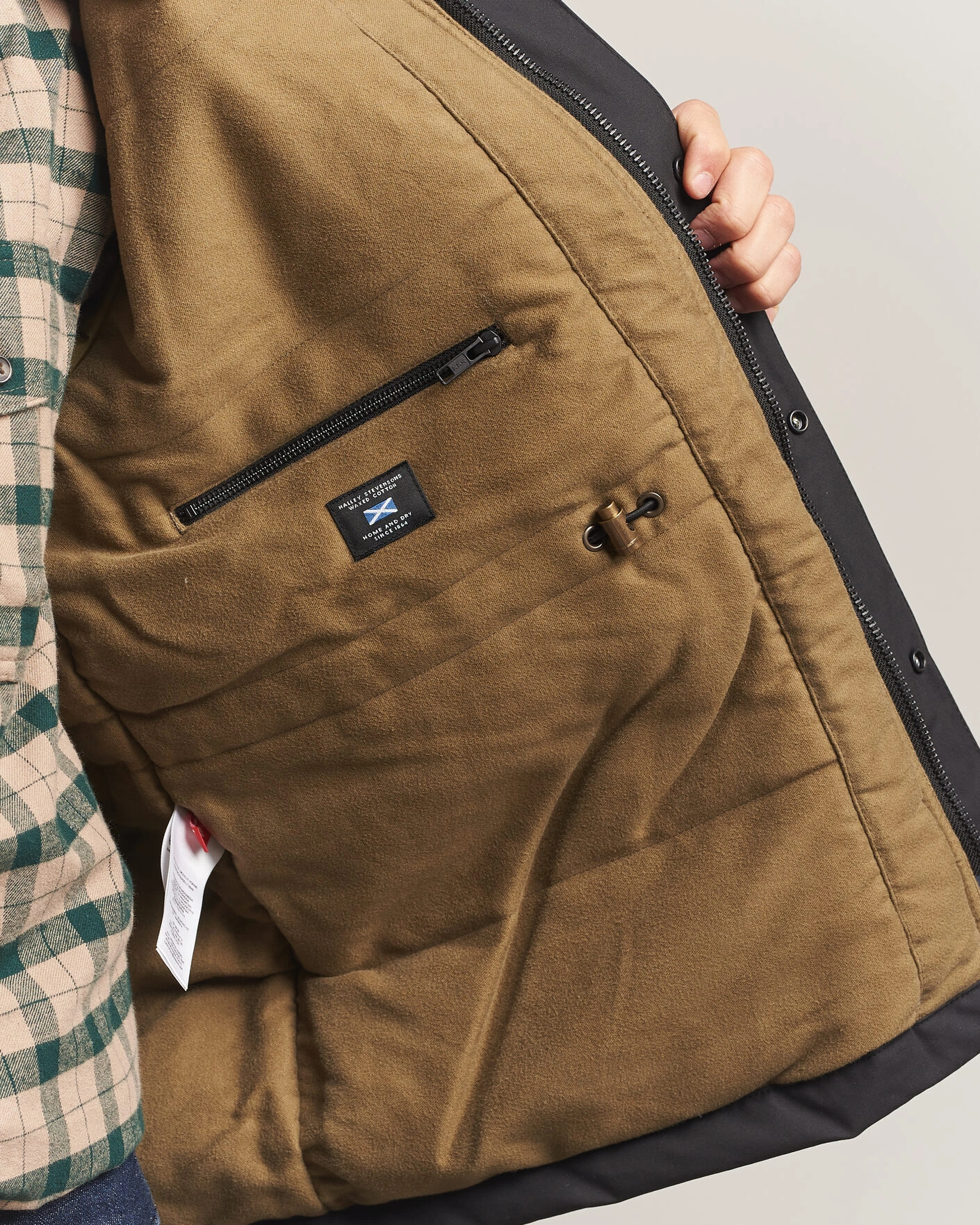 Herr | Jackor | Filson | Waxed Mountain Parka Black