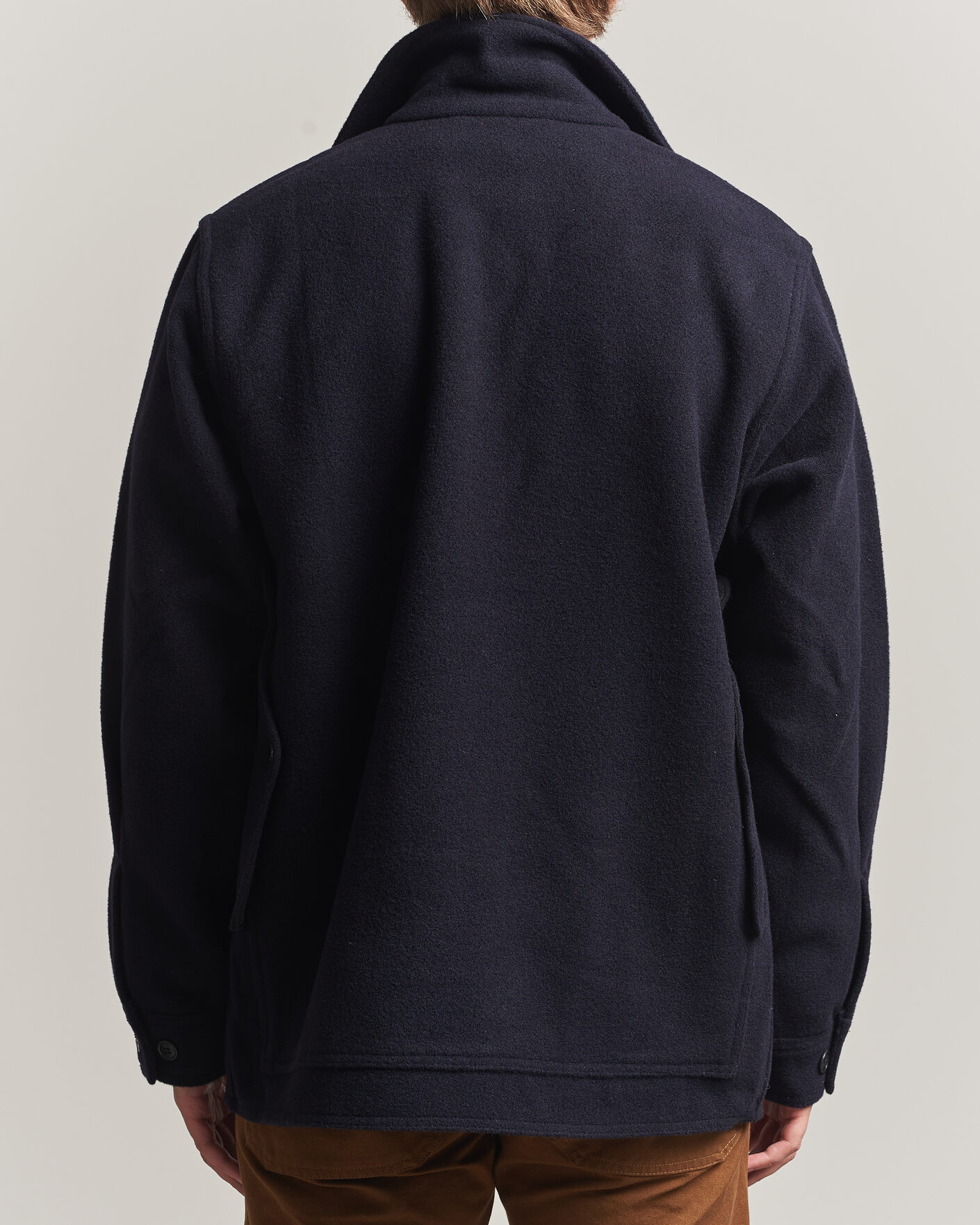 Herr | Jackor | Filson | Mackinaw Wool Cruiser Dark Navy