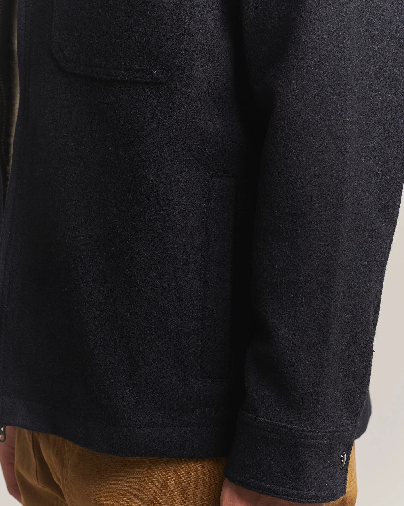 Herr | Jackor | Filson | Wool Cruiser Jac Shirt Dark Navy