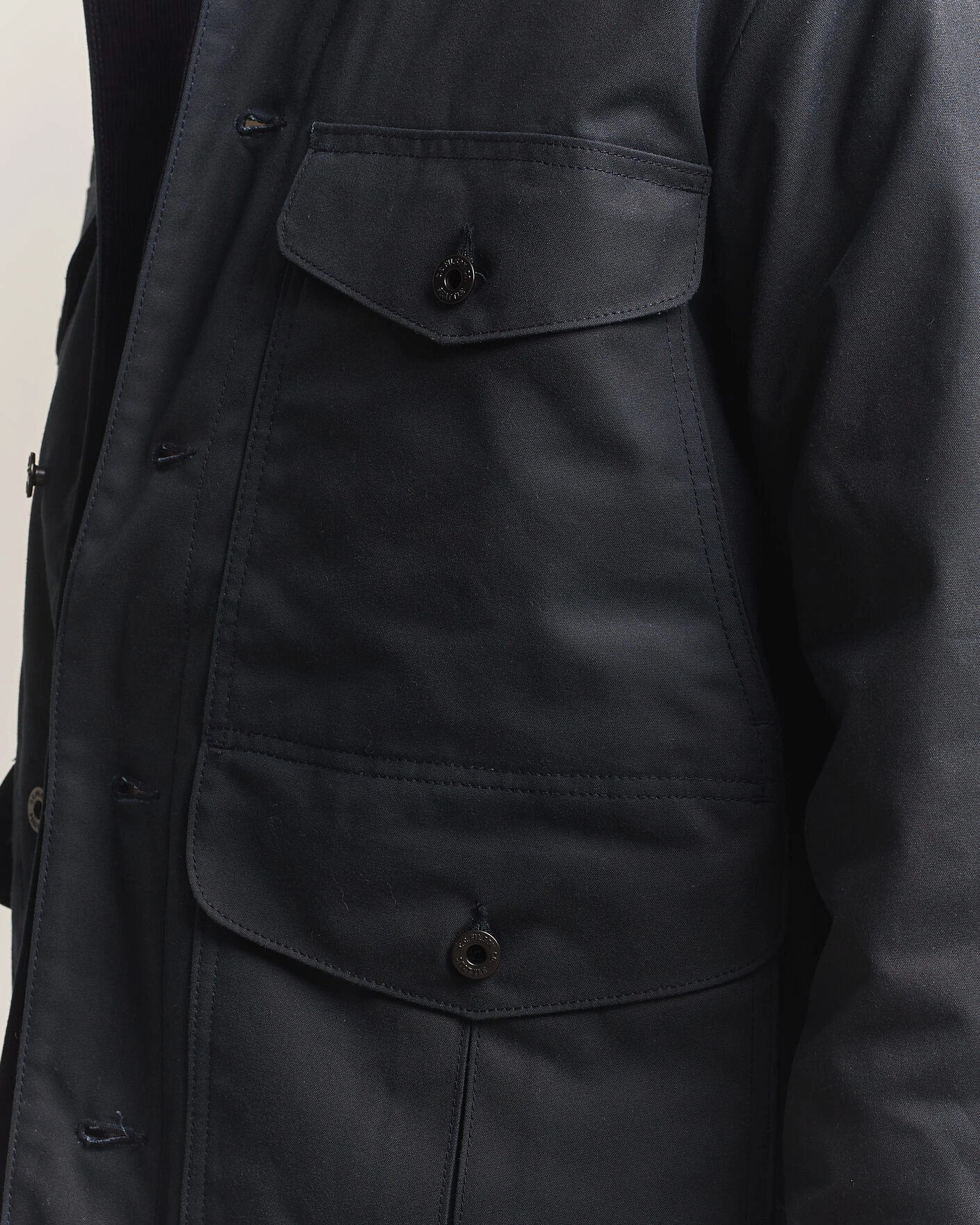 Herr | Jackor | Filson | Journeyman Cotton Shelter Cloth Jacket Harbor Blue