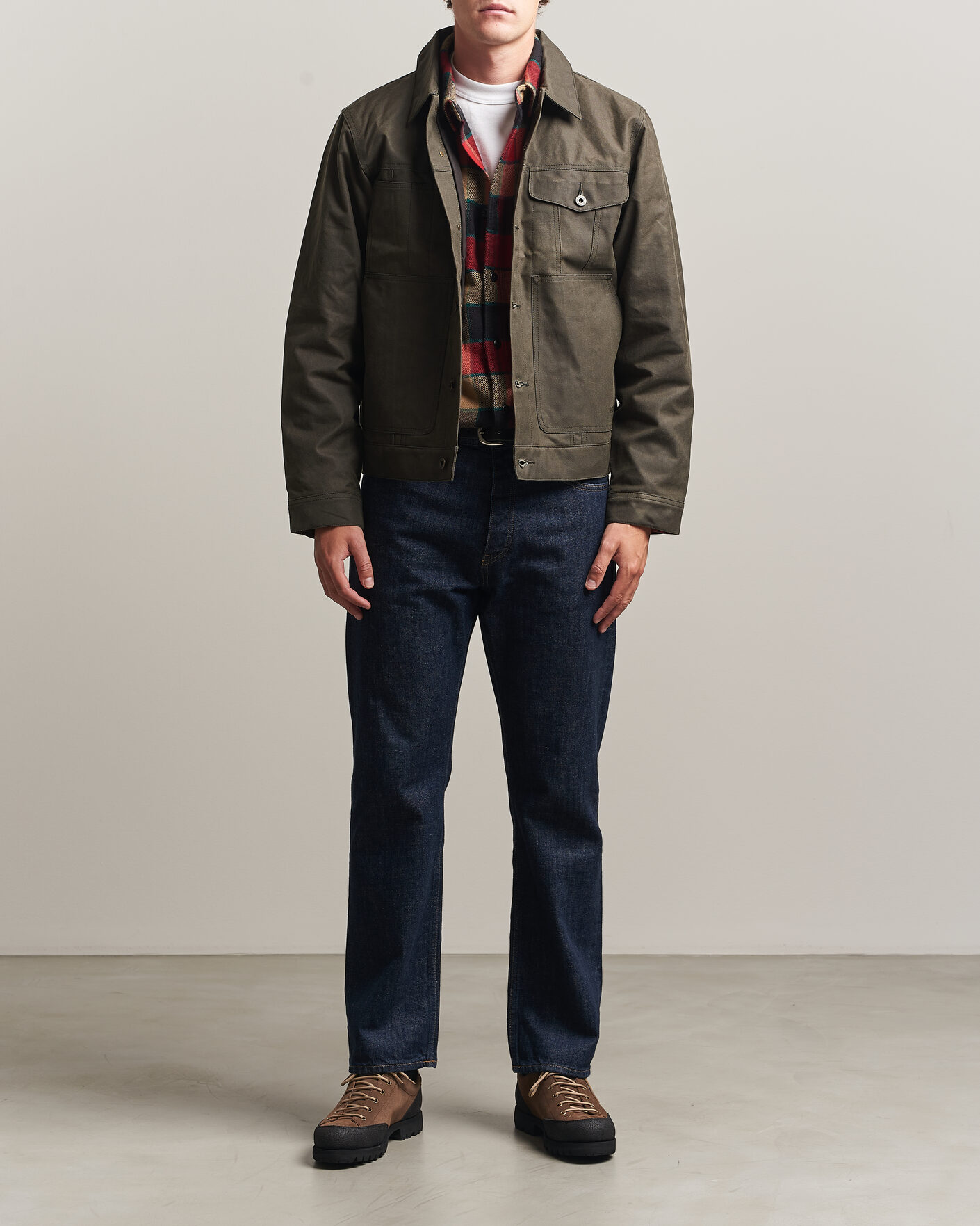Herr | Jackor | Filson | Short Lined Tin Cloth Cruiser Beluga
