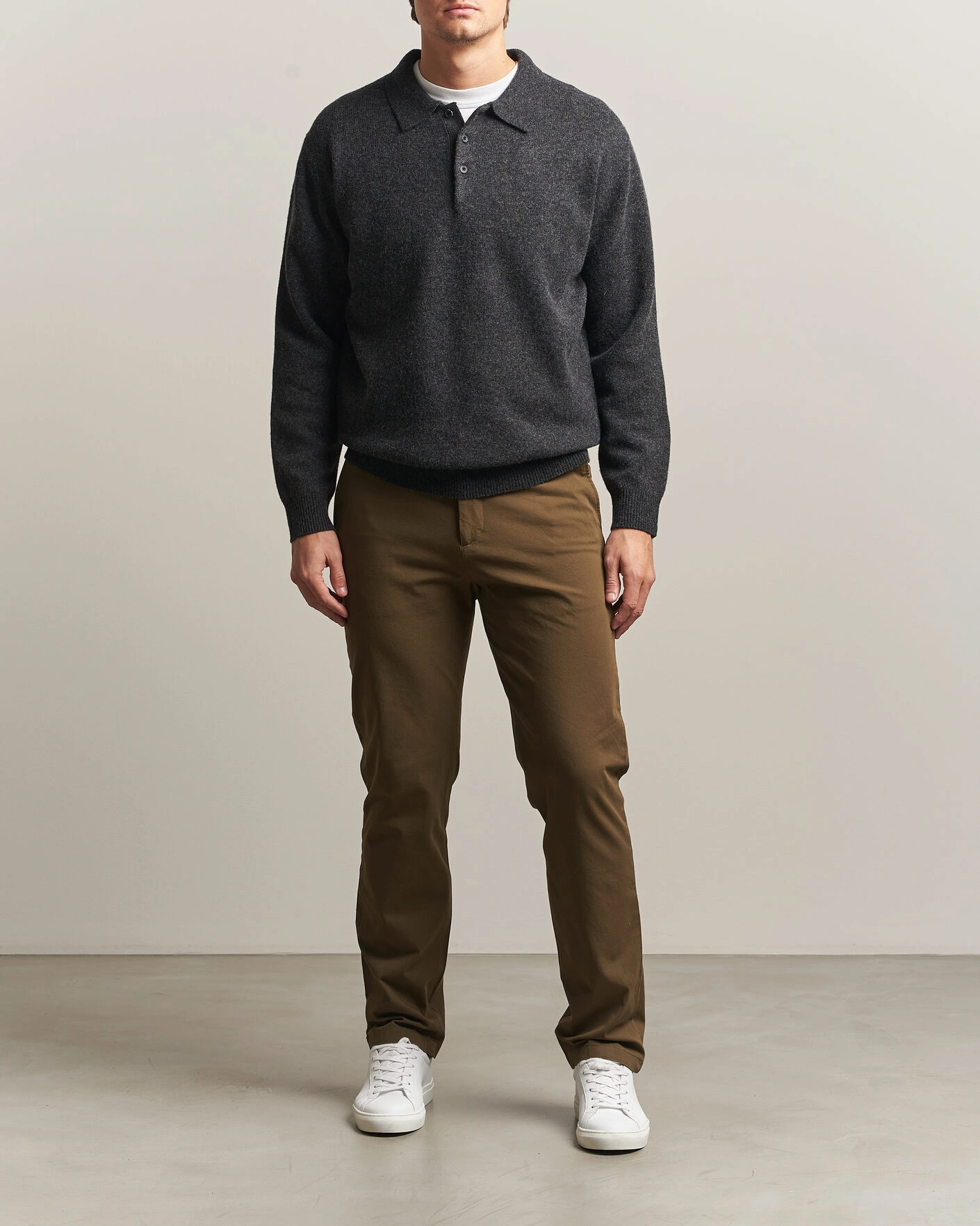 Herr | Byxor | Dockers | Cotton Slim Chino Dark Moss
