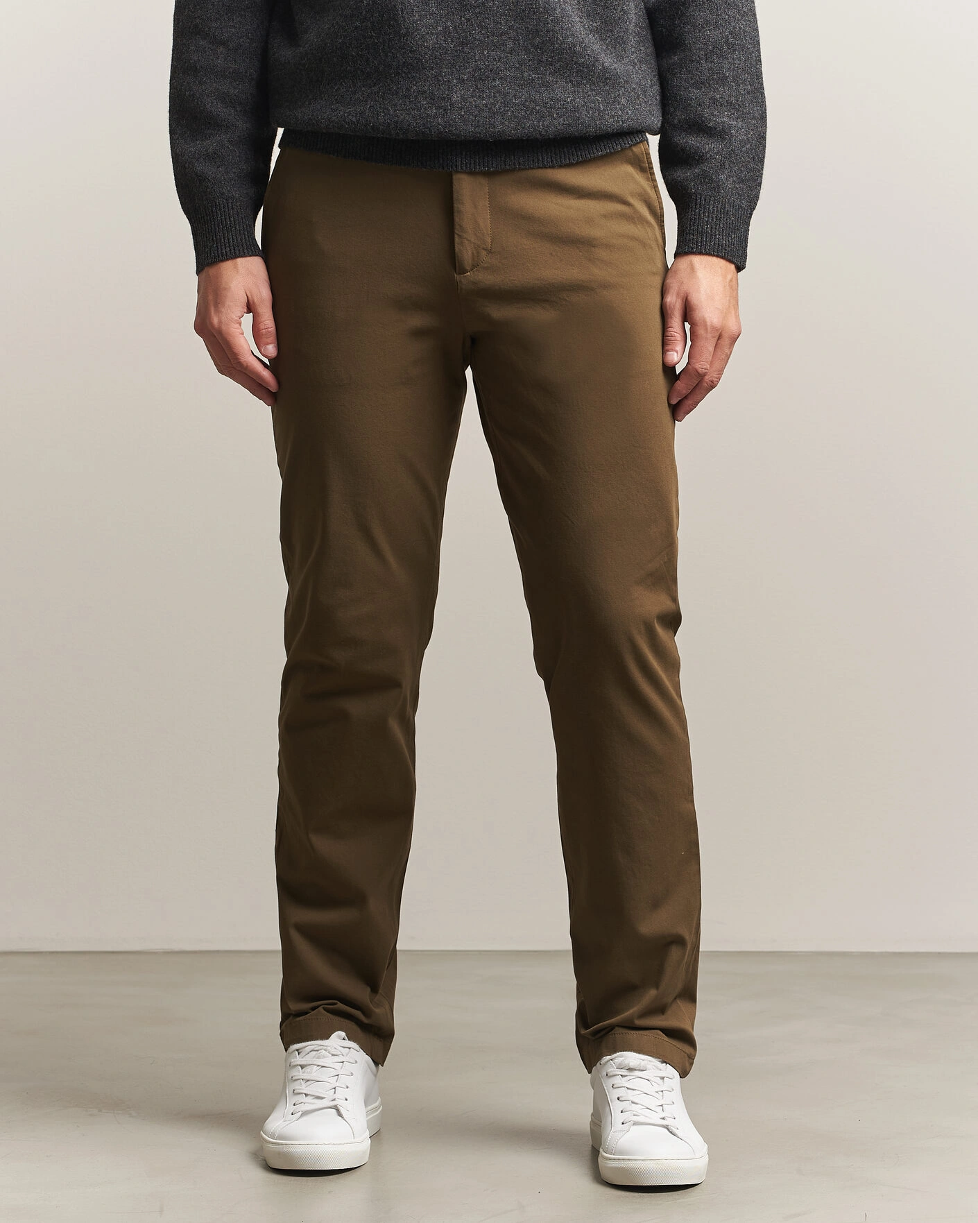 Herr | Byxor | Dockers | Cotton Slim Chino Dark Moss