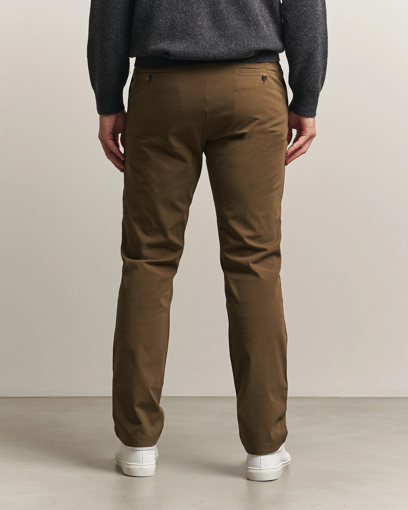 Herr | Byxor | Dockers | Cotton Slim Chino Dark Moss