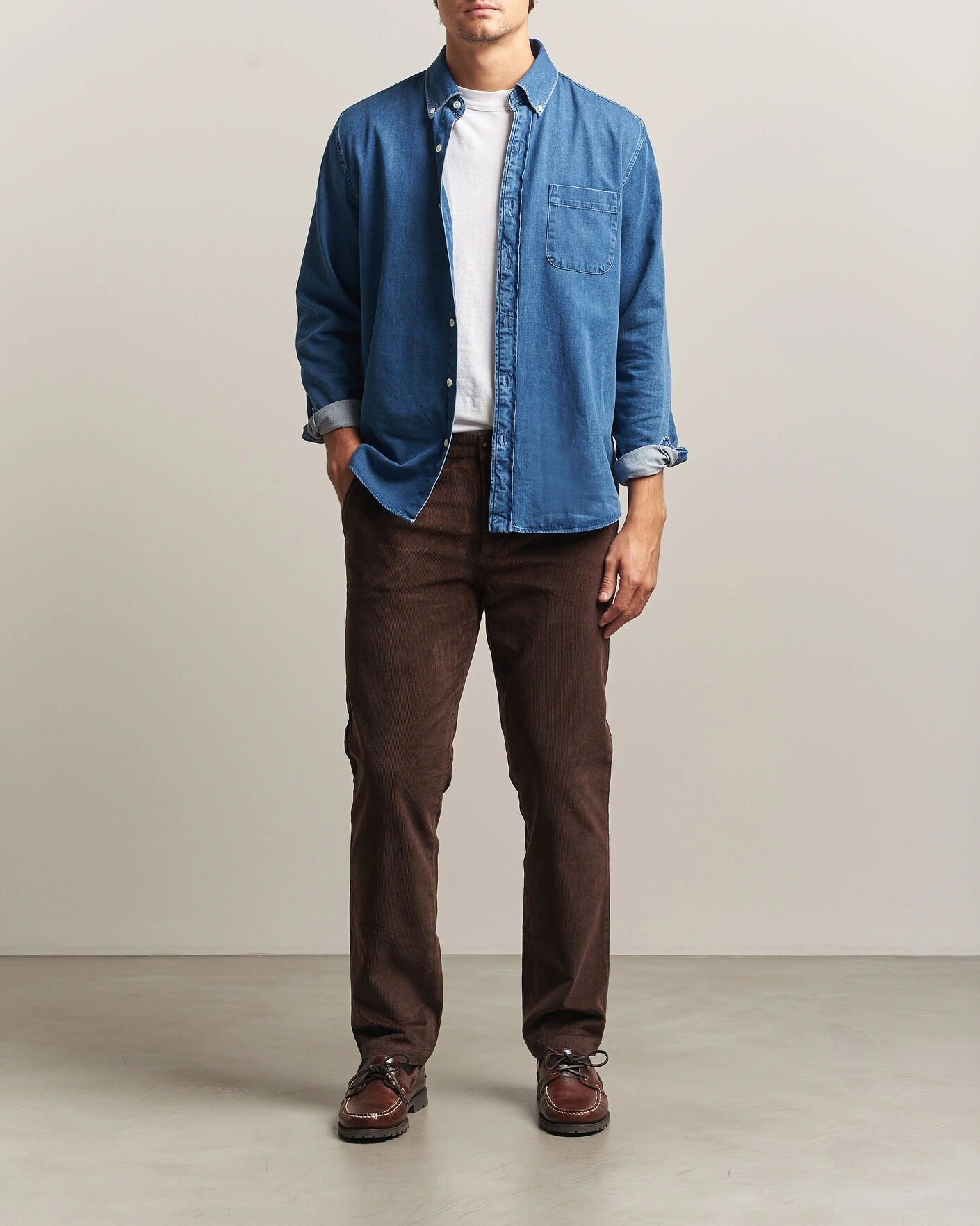 Herr | Byxor | Dockers | Cotton Slim Chino Hot Fudge