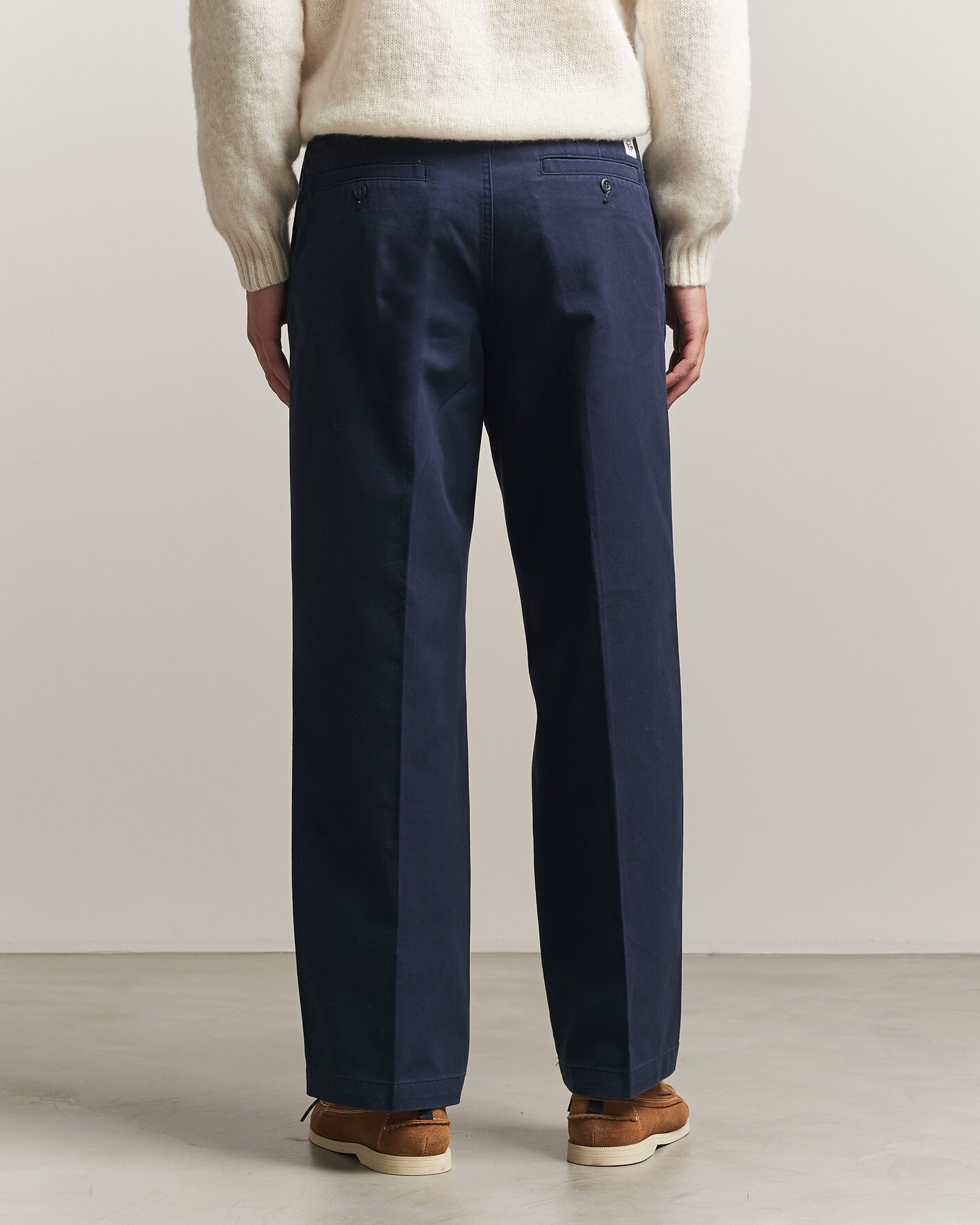 Herr | Byxor | Dockers | Original Pleated Chino Loose Navy