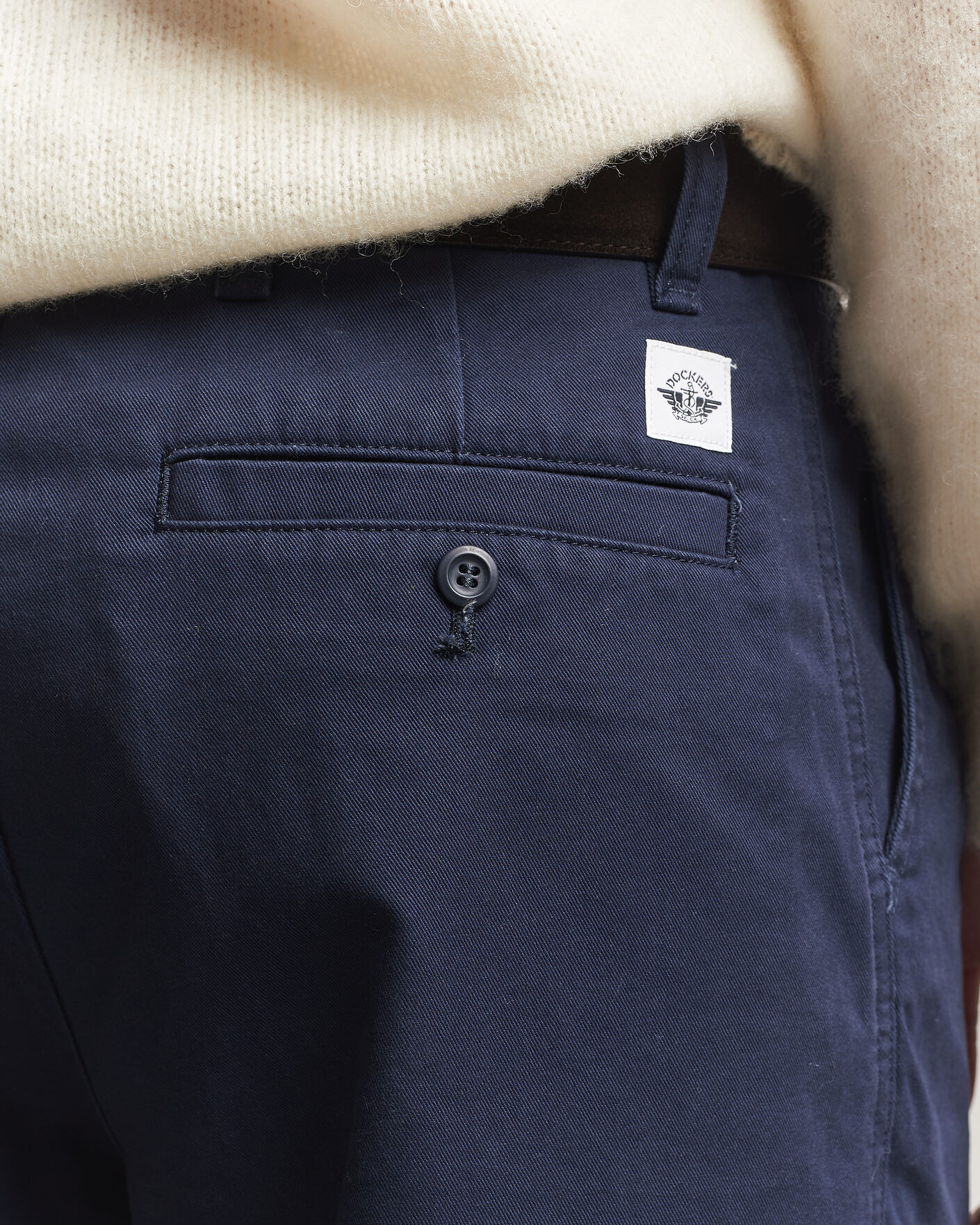 Herr | Byxor | Dockers | Original Pleated Chino Loose Navy