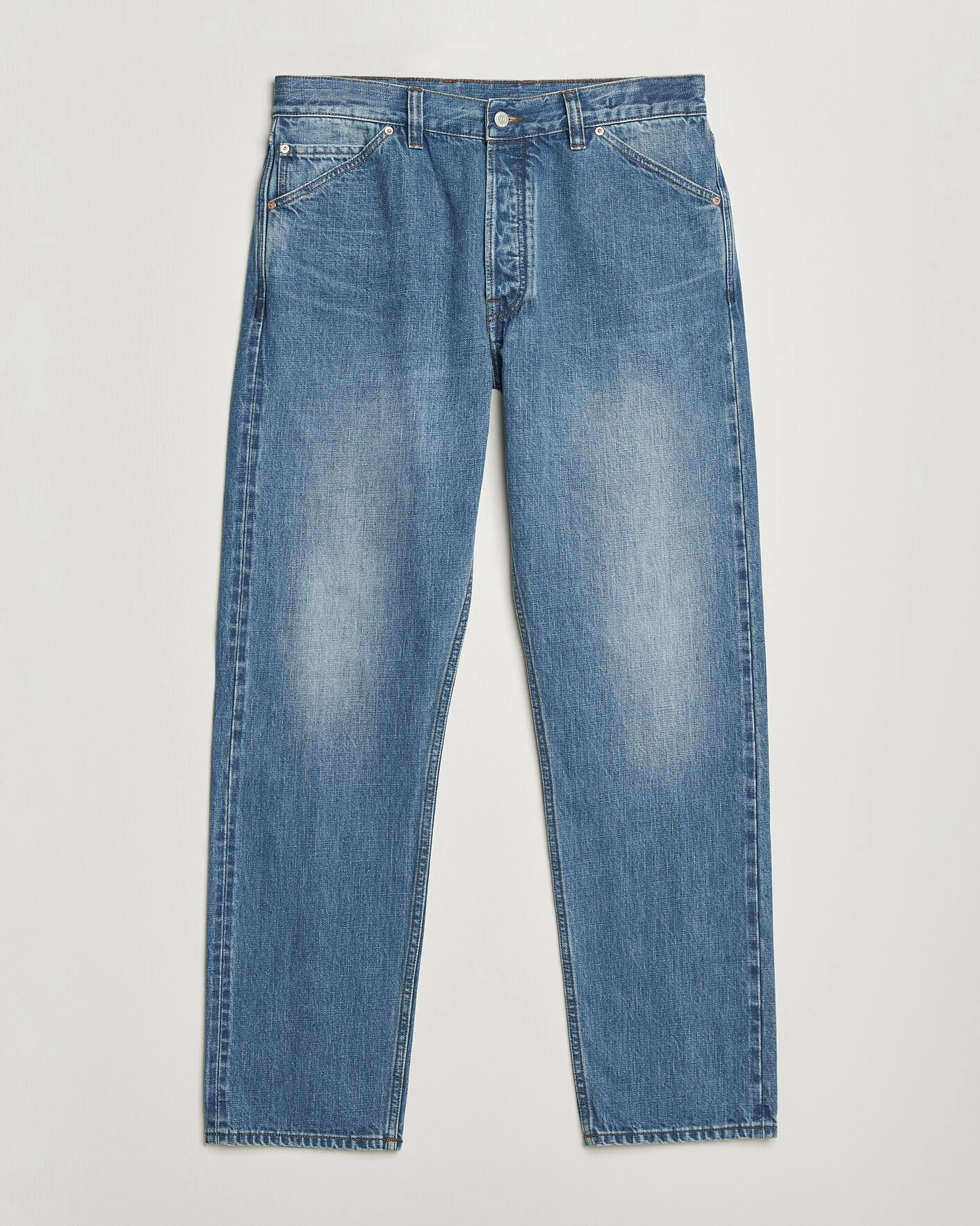 Herr | Jeans | Drake's | 5-Pocket Japanese Selvedge Denim Stone Wash