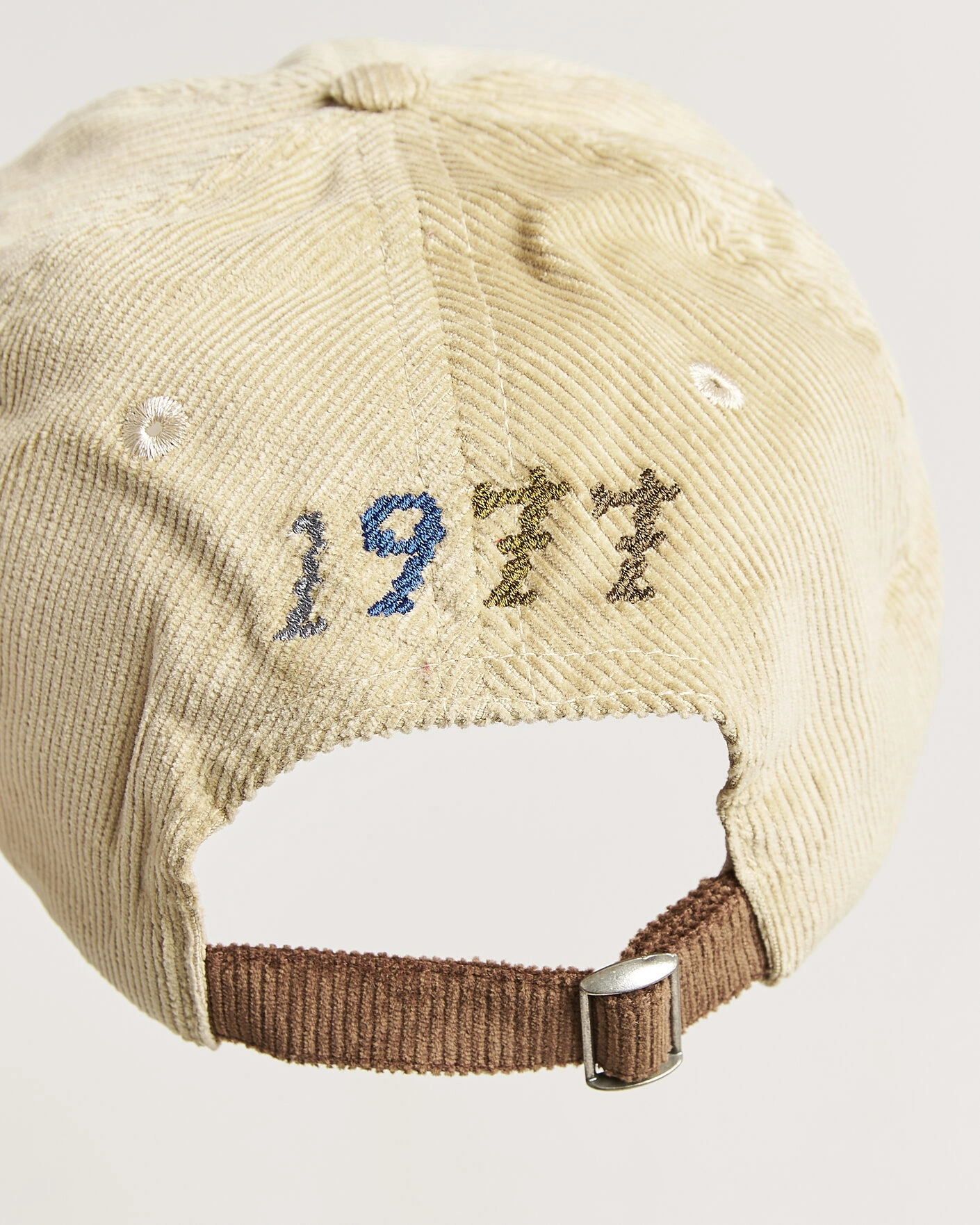 Herr | Hattar & kepsar | Drake's | D 1977 Cord Baseball Cap Stone