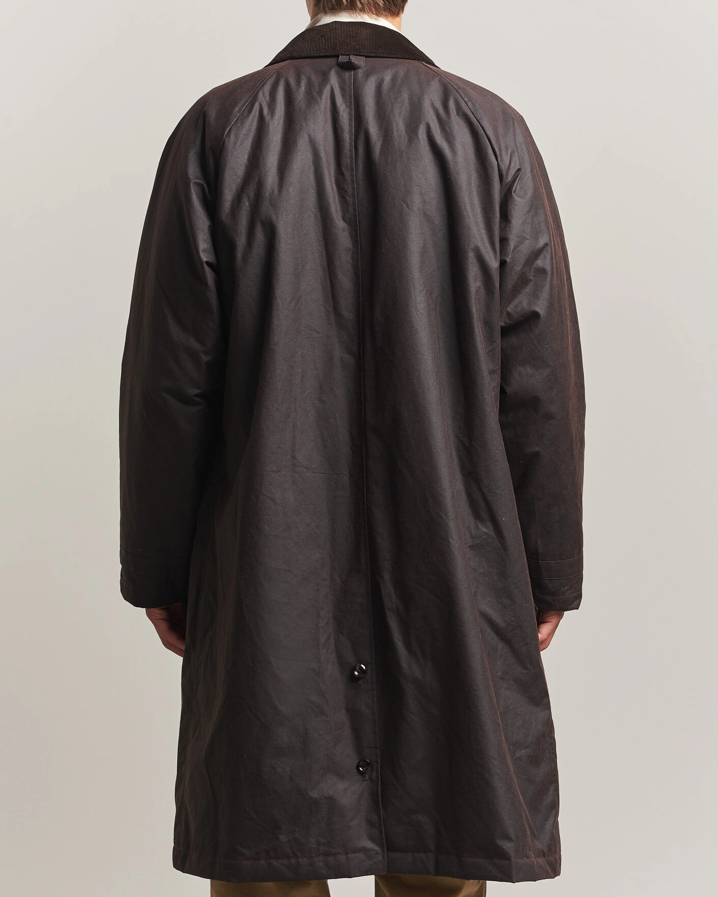 Herr | Jackor | Drake's | Military Waxed Mac Rustic