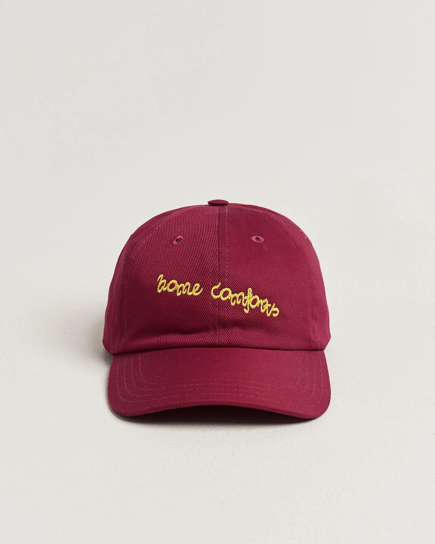 Herr | Hattar & kepsar | Drake's | Home Comforts Twill Baseball Cap Red