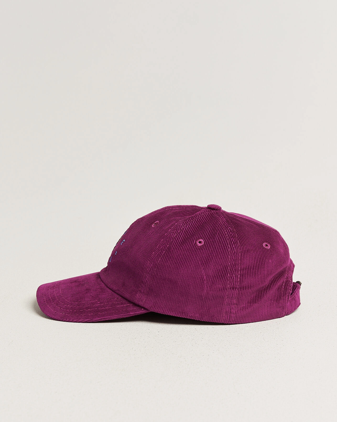 Herr | Hattar & kepsar | Drake's | Clock Twill Cord Baseball Cap Red