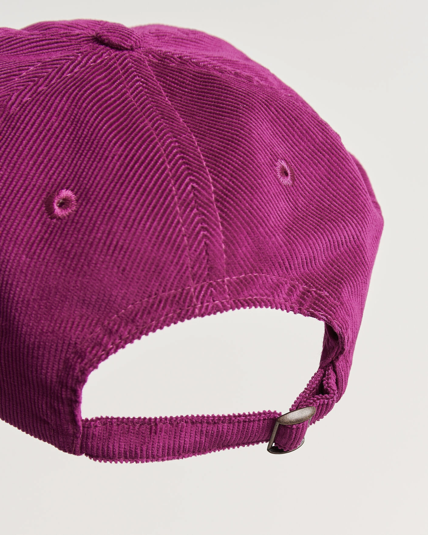 Herr | Hattar & kepsar | Drake's | Clock Twill Cord Baseball Cap Red