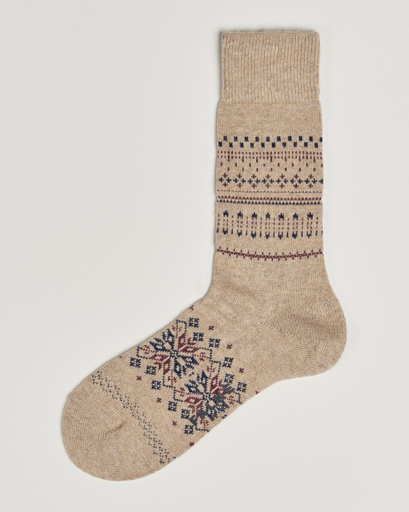 Herr | Underkläder | Falke | Sky Limit Fairisle Socks Beige Melange