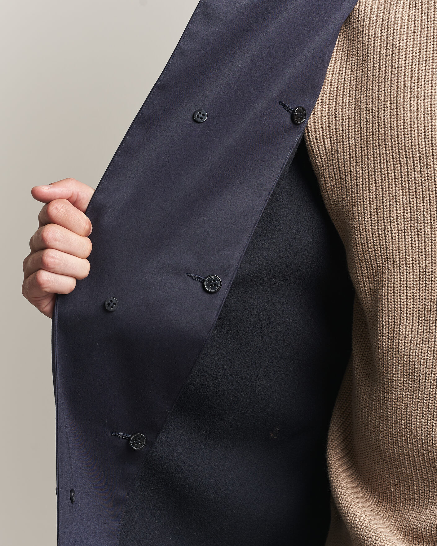 Herr | Jackor | Mackintosh | Dunkeld Car Coat Navy