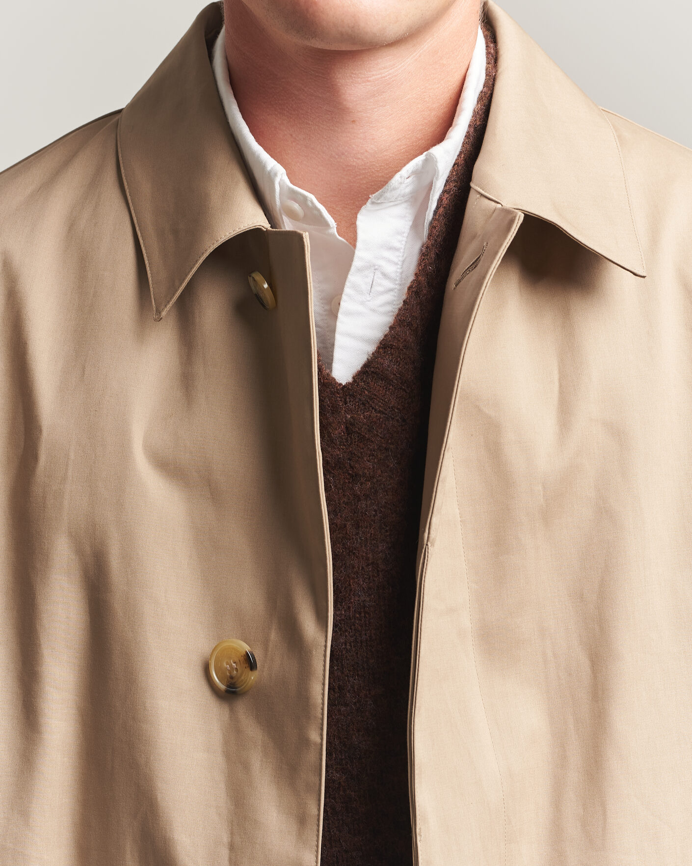 Herr | Jackor | Mackintosh | Dunkeld Car Coat Fawn