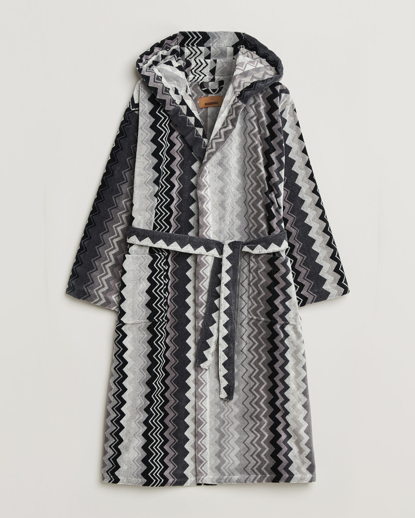 Herr | Pyjamas & Morgonrockar | Missoni Home | Giacomo Hooded Bathrobe Multi Black
