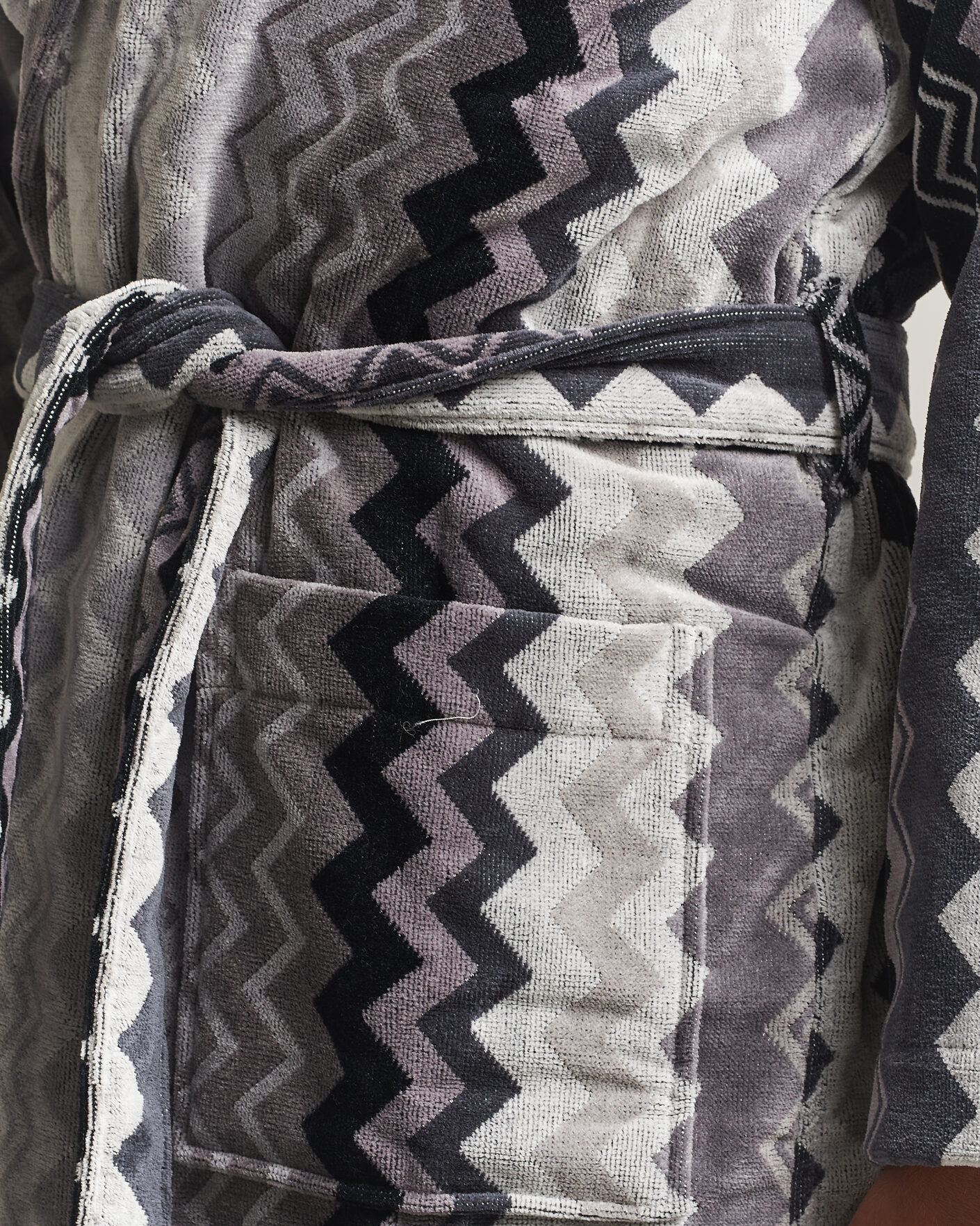Herr | Pyjamas & Morgonrockar | Missoni Home | Giacomo Hooded Bathrobe Multi Black