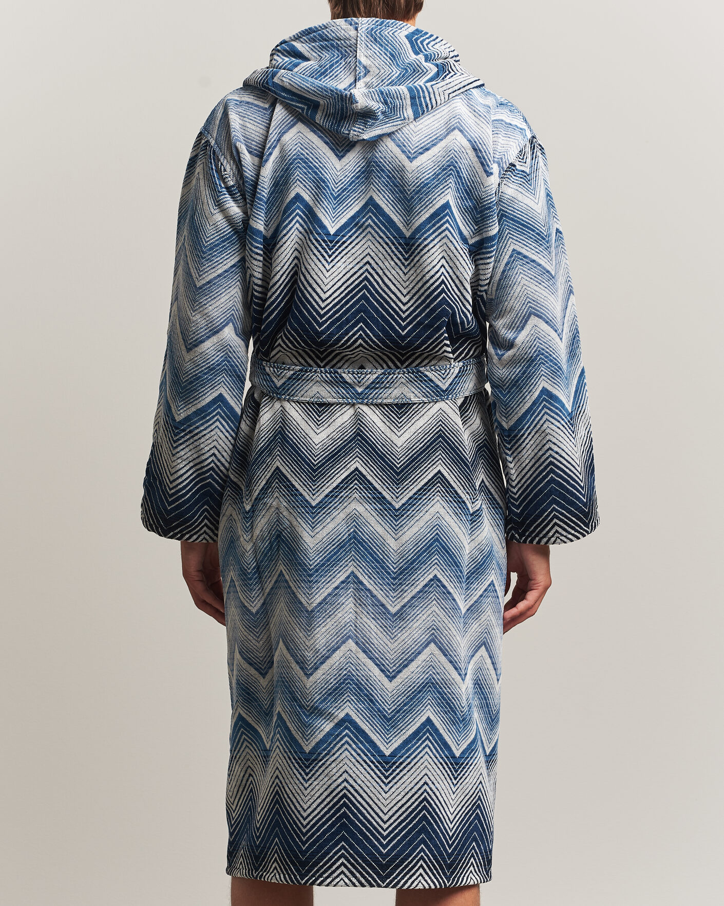 Herr | Pyjamas & Morgonrockar | Missoni Home | Marea Hooded Bathrobe Multi Blue