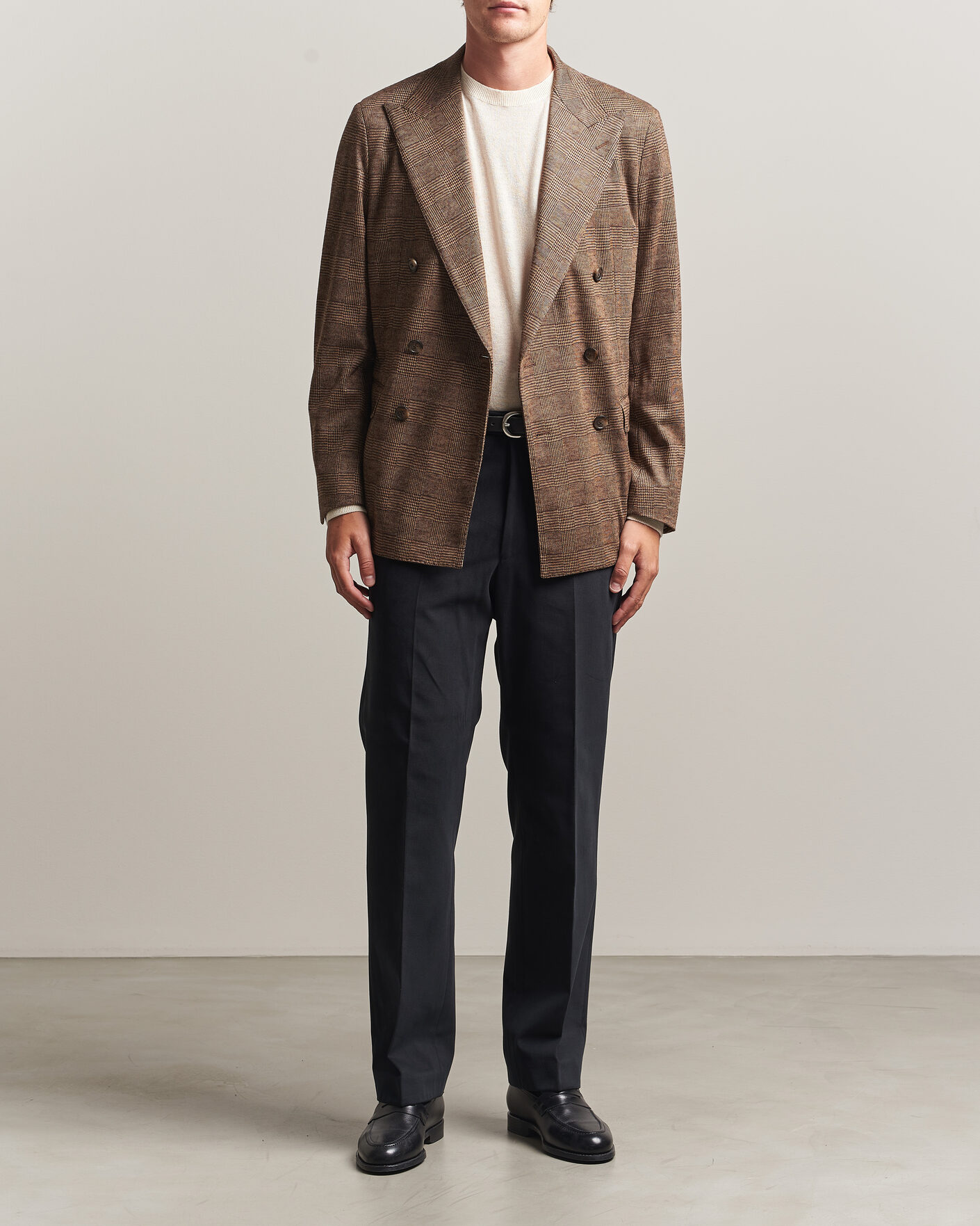Herr | Byxor | Oscar Jacobson | Del S Trousers Black