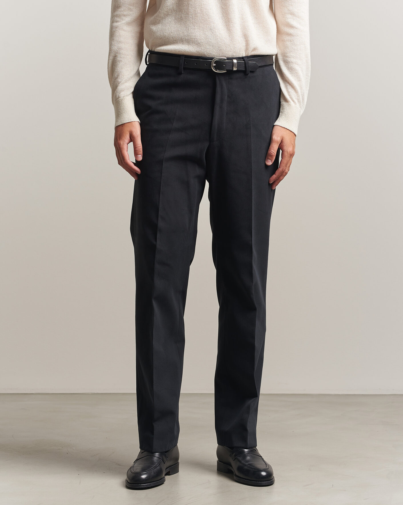 Herr | Byxor | Oscar Jacobson | Del S Trousers Black