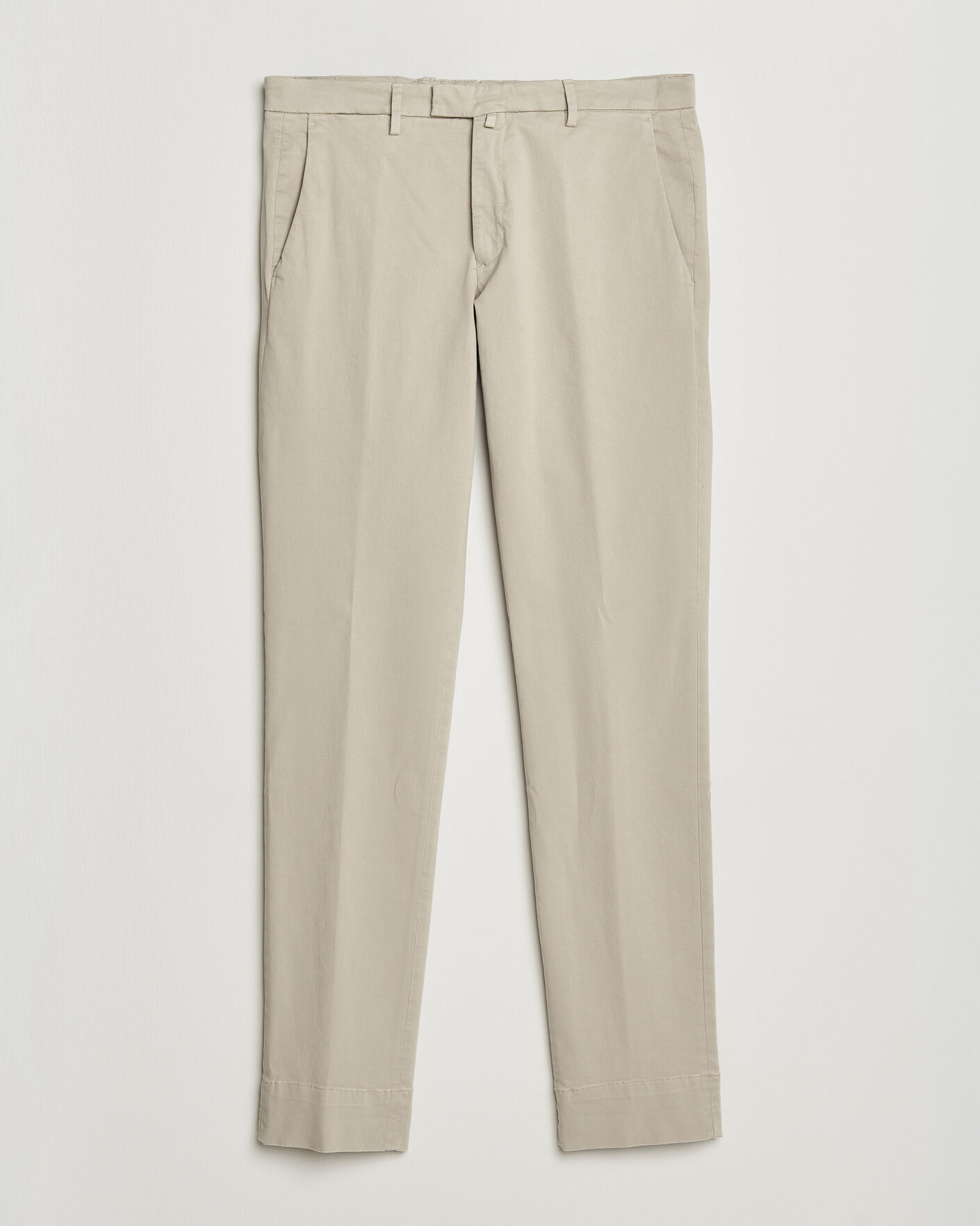 Herr | Byxor | Briglia 1949 | Slim Fit Cotton Stretch Trousers Beige