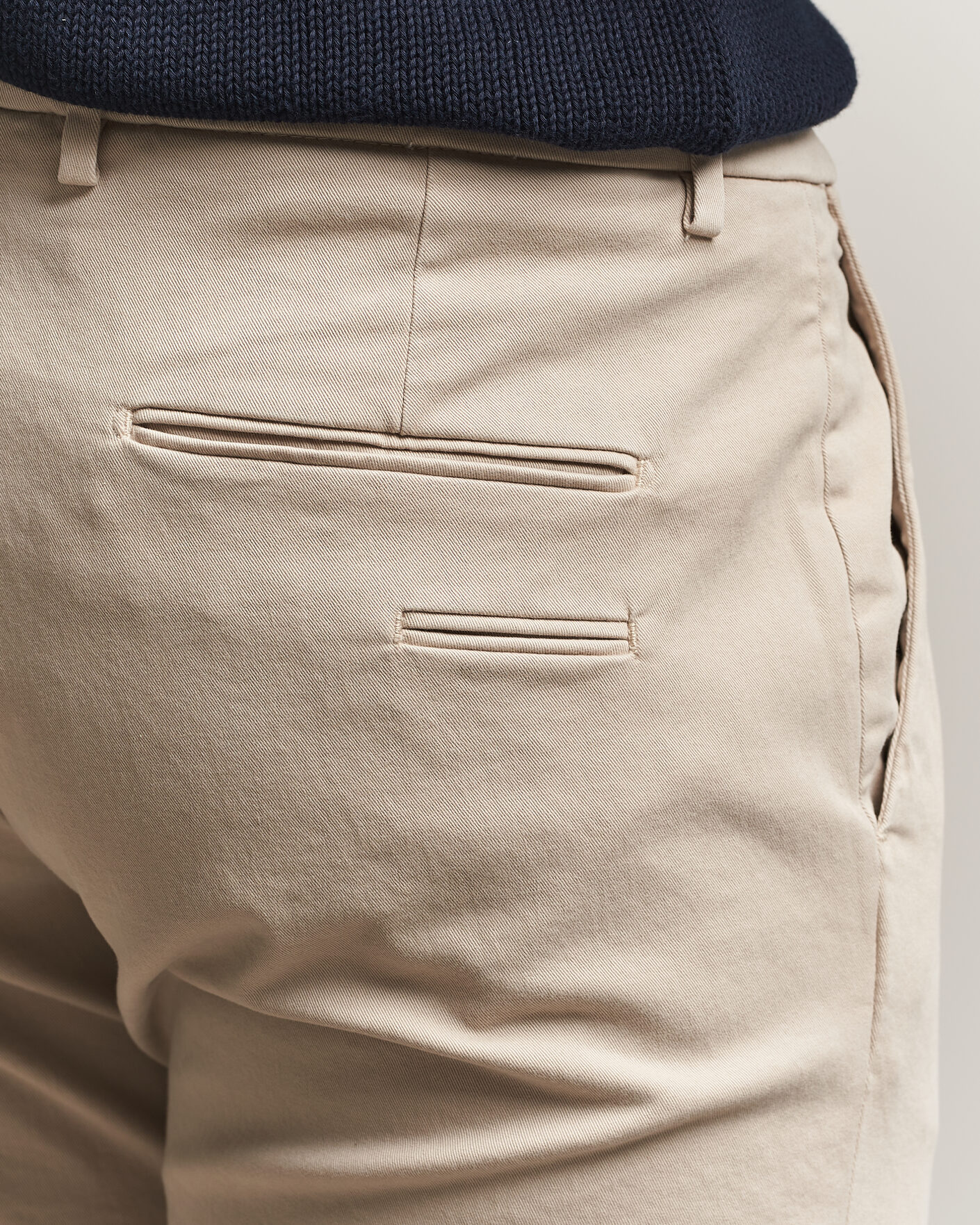 Herr | Byxor | Briglia 1949 | Slim Fit Cotton Stretch Trousers Beige