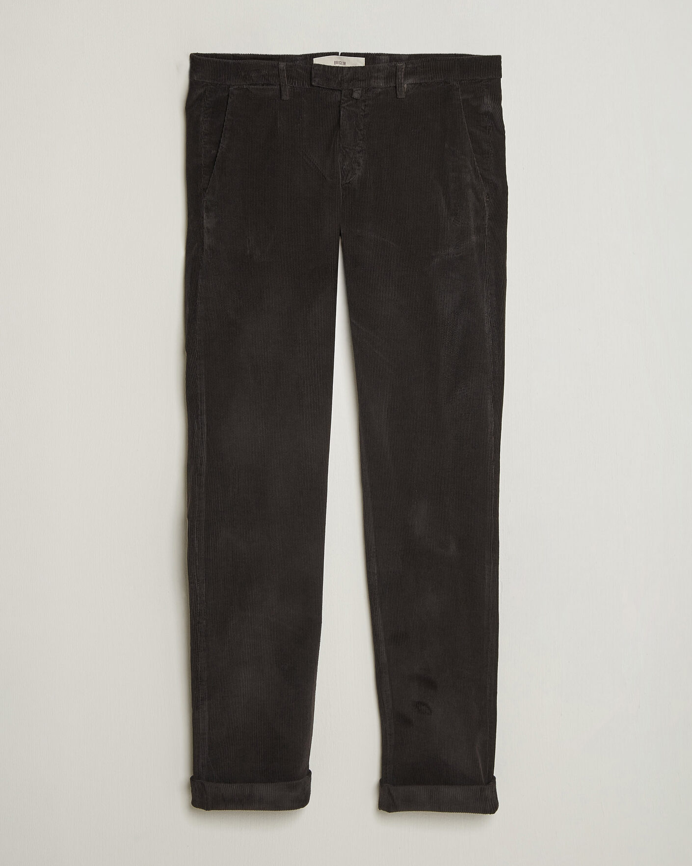 Herr | Byxor | Briglia 1949 | Slim Fit Corduroy Trousers Dark Brown