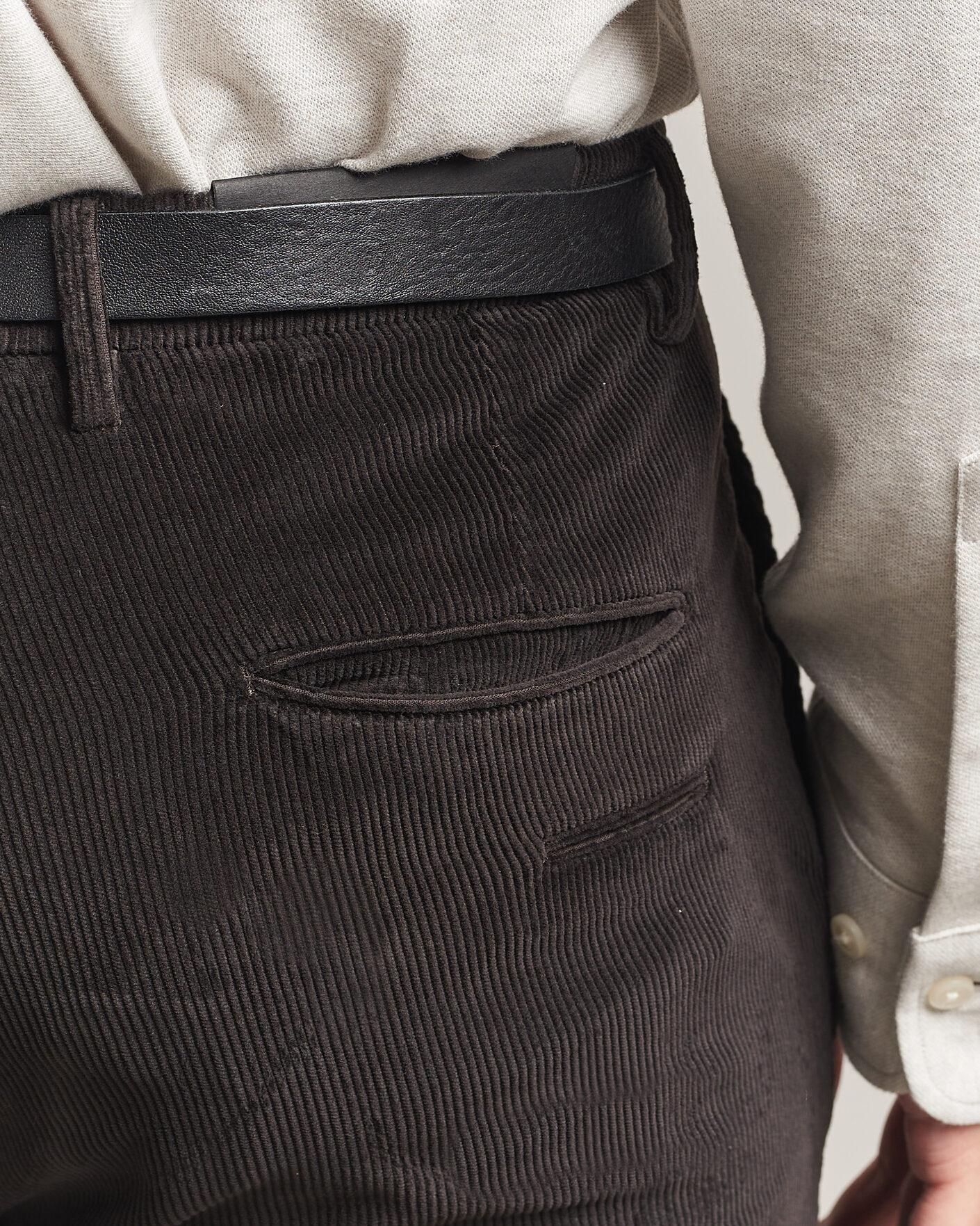 Herr | Byxor | Briglia 1949 | Slim Fit Corduroy Trousers Dark Brown