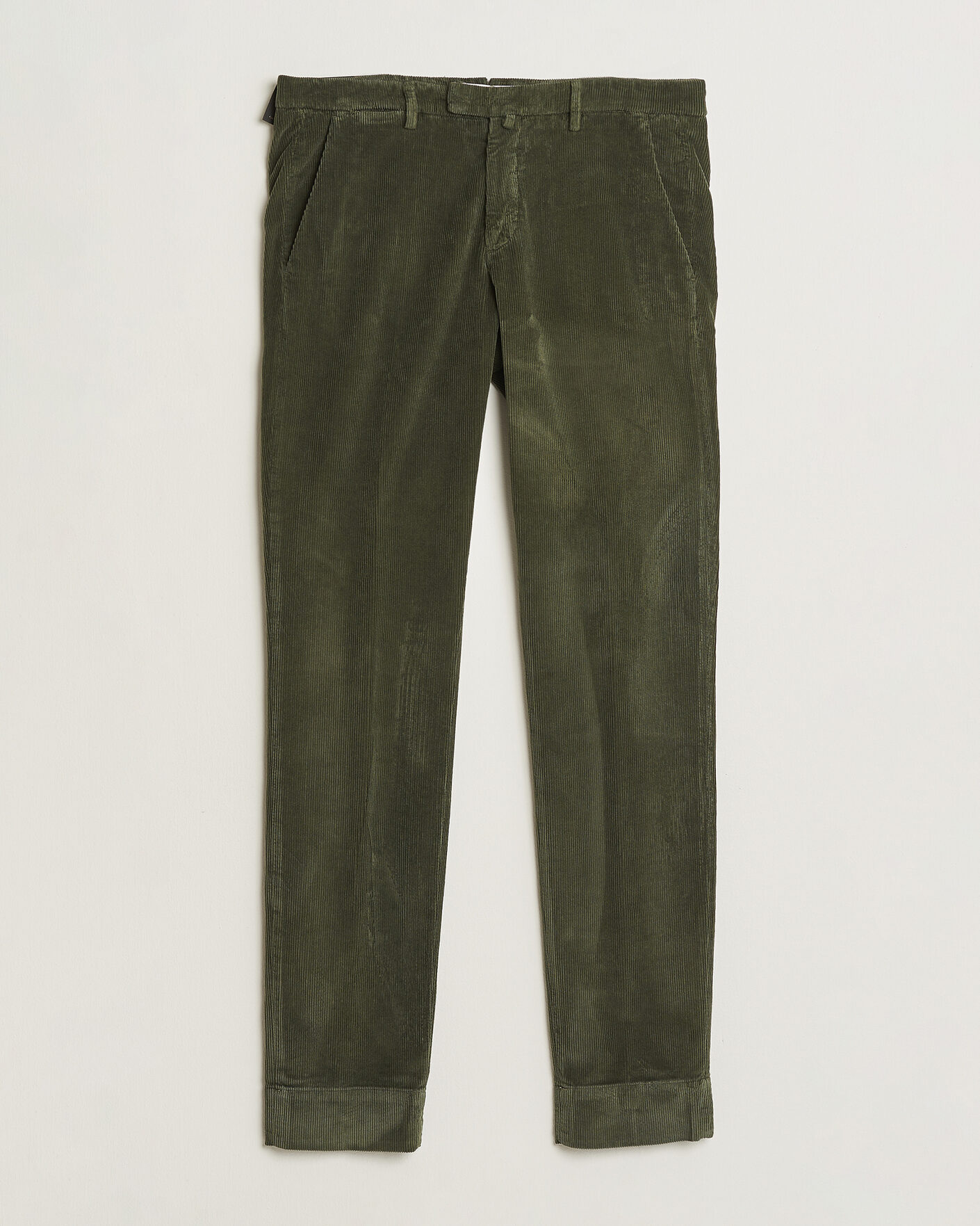Herr | Byxor | Briglia 1949 | Slim Fit Corduroy Trousers Dark Green