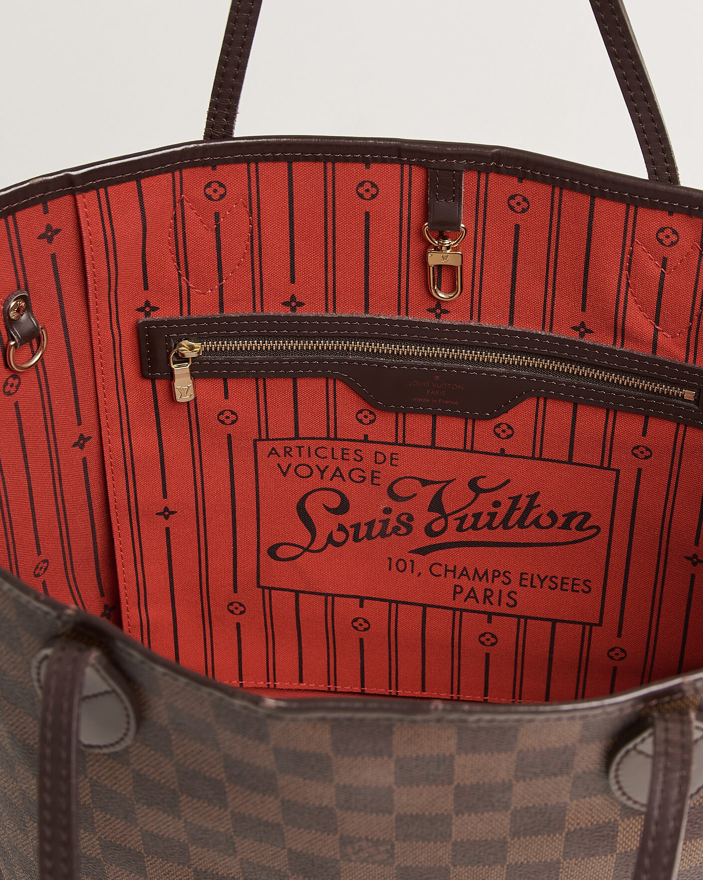 Herr | Pre-Owned & Vintage Bags | Louis Vuitton Pre-Owned | Nevelfull MM Damier Ebene