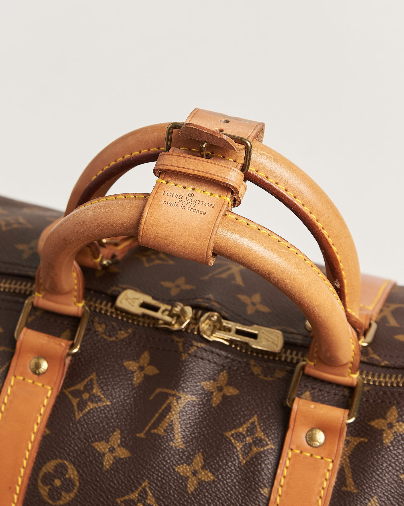 Herr | Pre-Owned & Vintage Bags | Louis Vuitton Pre-Owned | Keepall Bandouliére 55 Monogram
