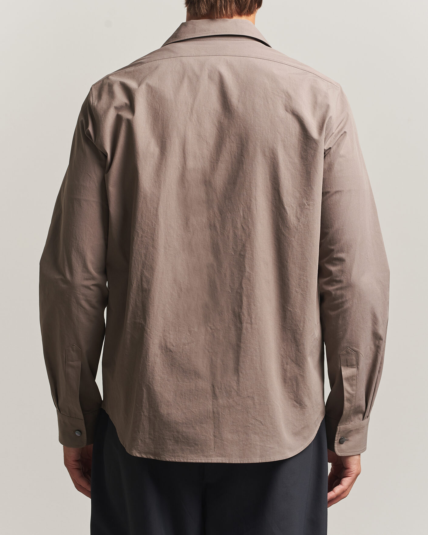 Herr | Skjortor | Jil Sander | Crispy Washed Cotton Shirt Taupe