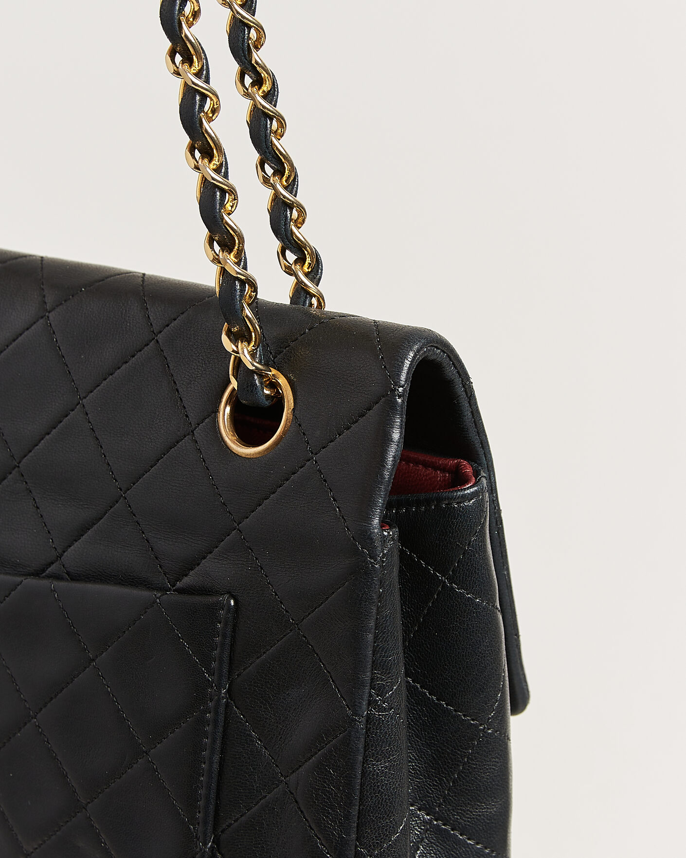 Herr | Pre-Owned & Vintage Bags | Chanel Pre-Owned | Vintage Classic Flap Bag Lambskin Black