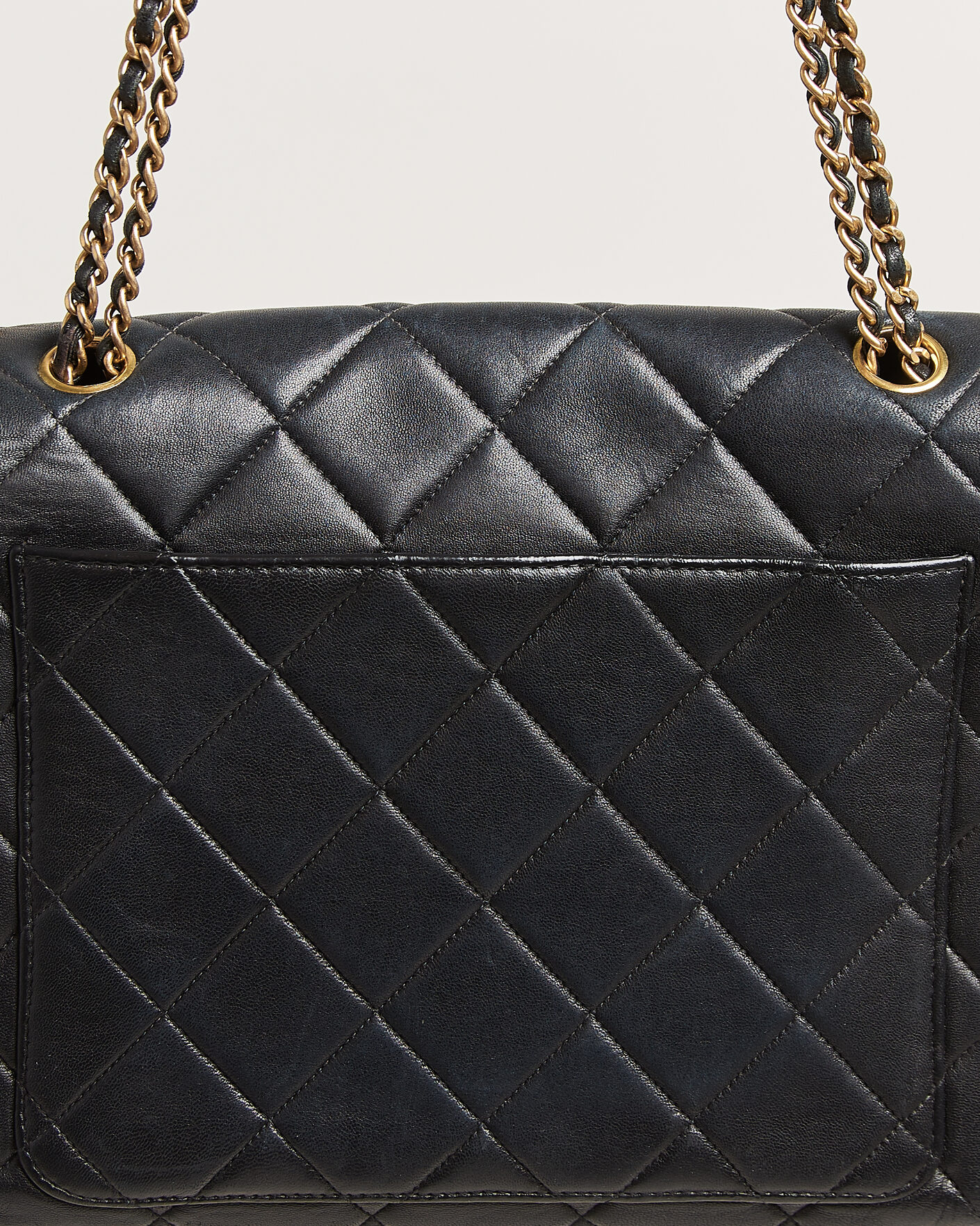 Herr | Pre-Owned & Vintage Bags | Chanel Pre-Owned | Single Flap Bag Lambskin Black