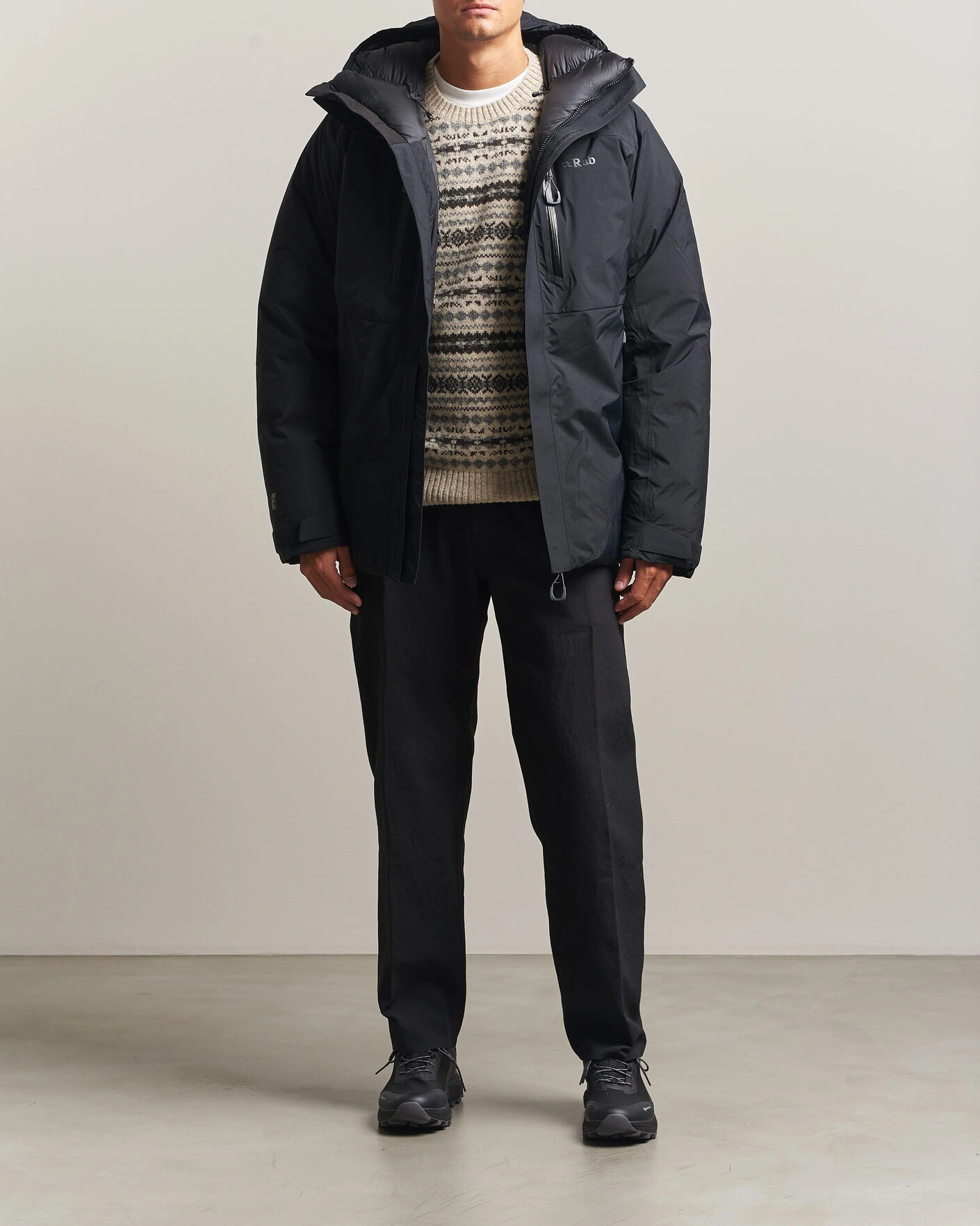 Herr | Jackor | Rab | Batura Waterproof Down Jacket Black