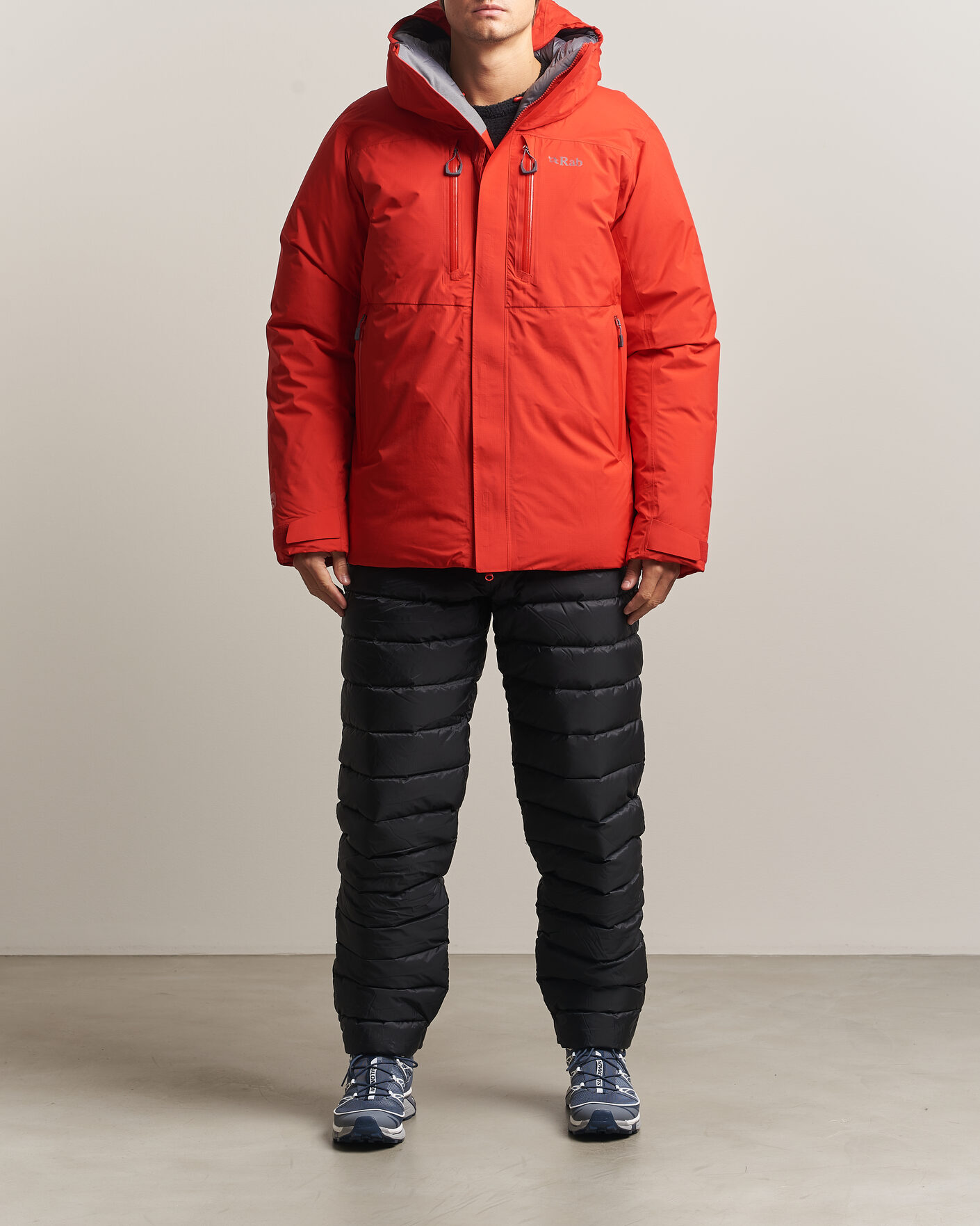 Herr | Jackor | Rab | Batura Waterproof Down Jacket Summit Red