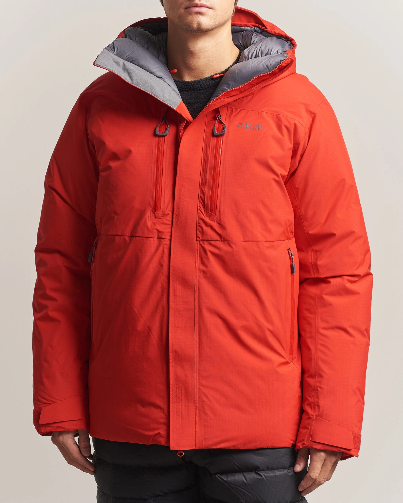 Herr | Jackor | Rab | Batura Waterproof Down Jacket Summit Red