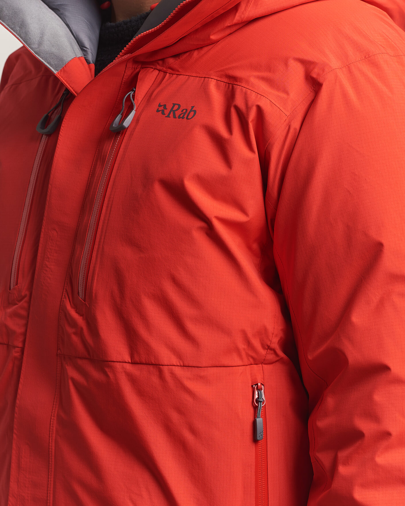 Herr | Jackor | Rab | Batura Waterproof Down Jacket Summit Red