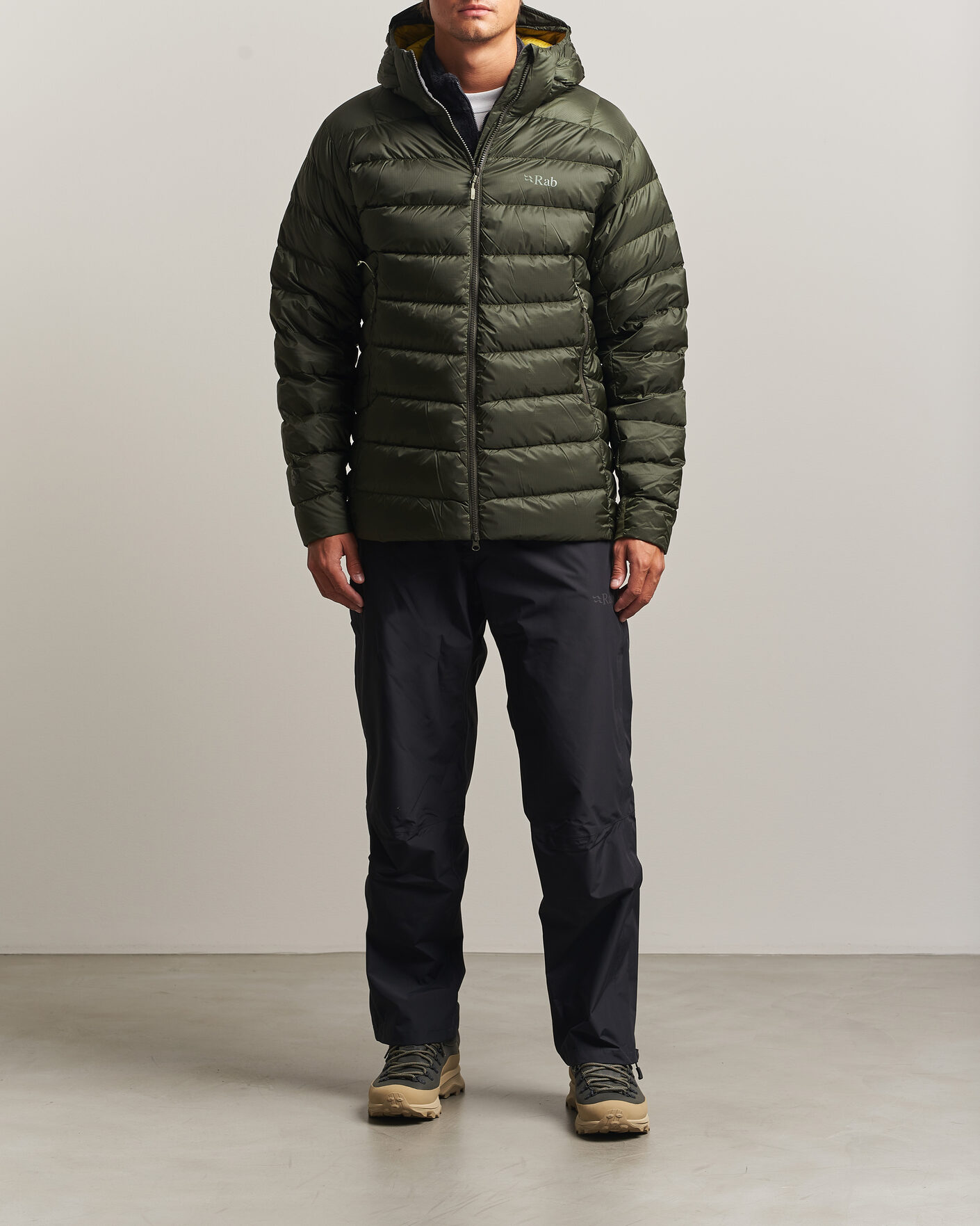 Herr | Jackor | Rab | Electron Pro Hoody Mid Down Jacket Army