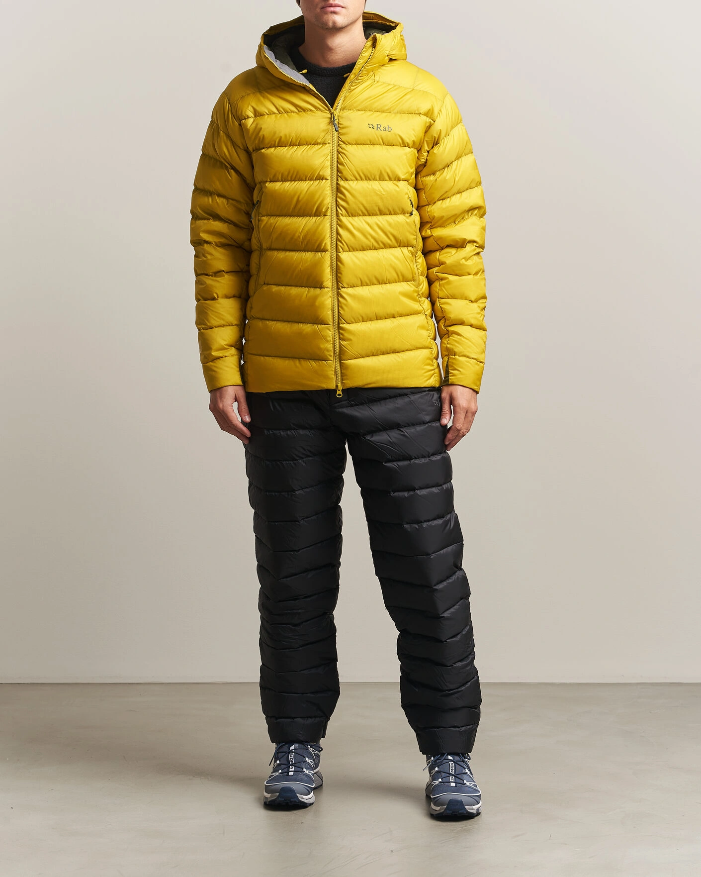 Herr | Jackor | Rab | Electron Pro Hoody Mid Down Jacket Dark Pollen