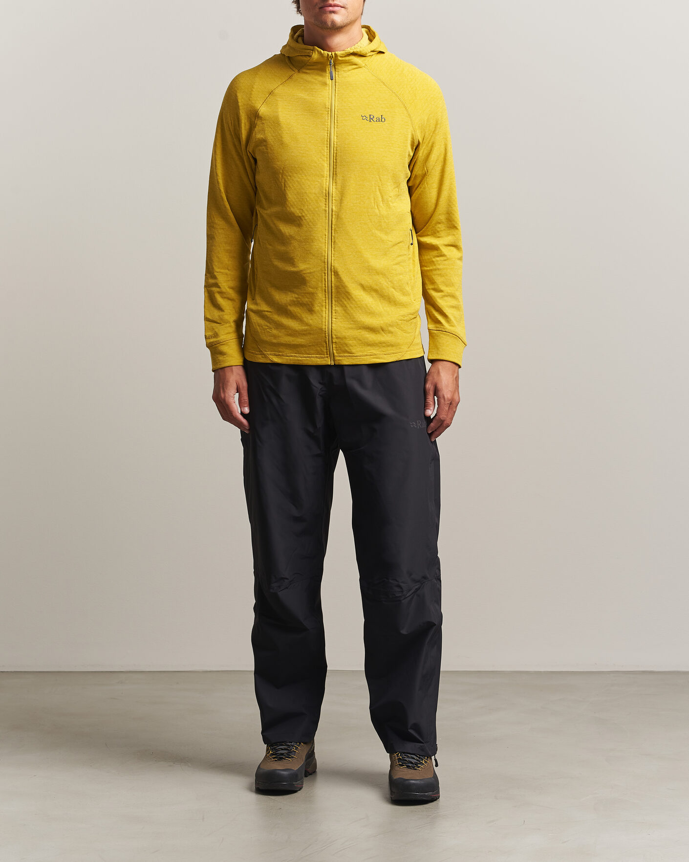 Herr | Tröjor | Rab | Nexus Lightweight Hoody Dark Pollen