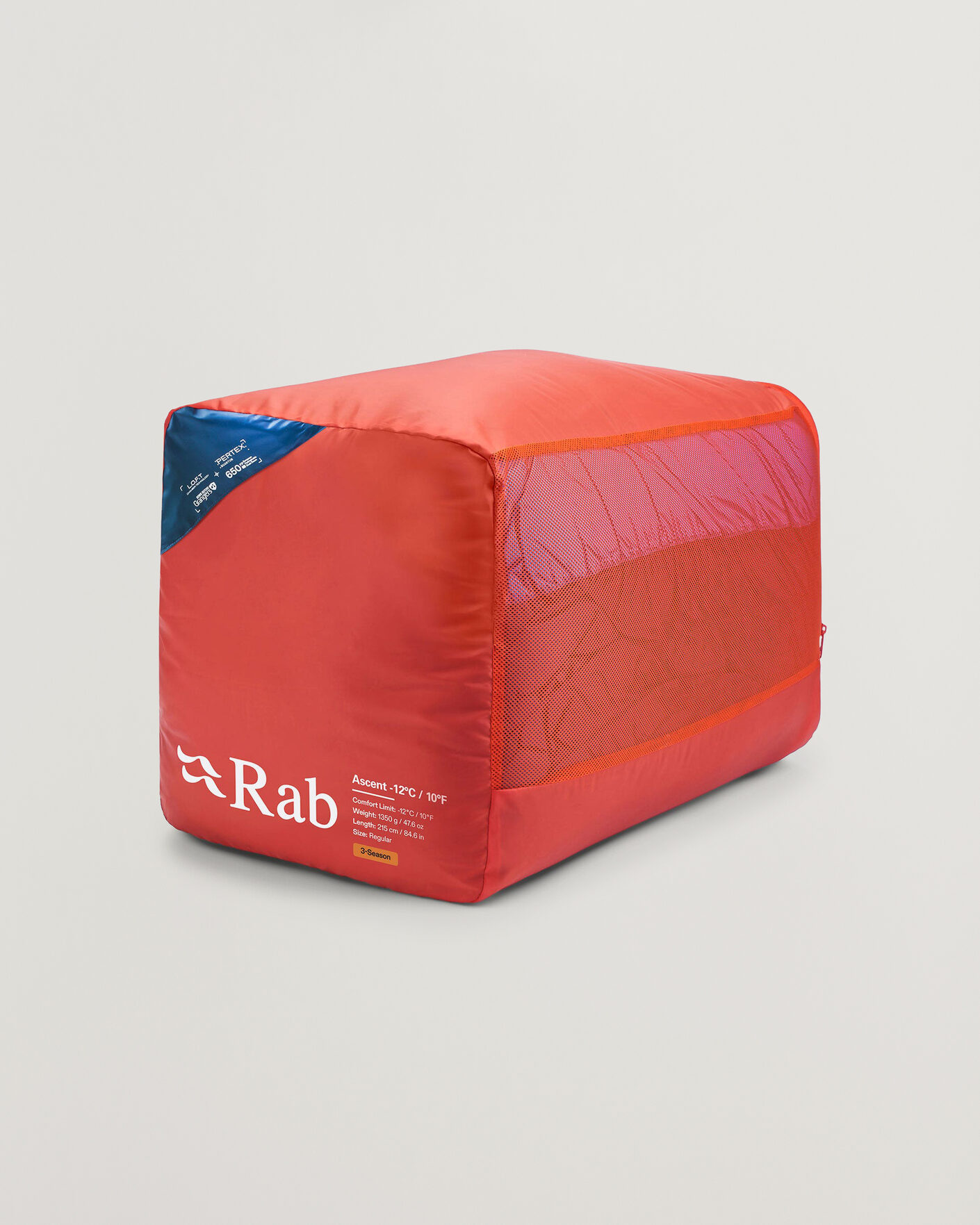 Herr | Outdoor living | Rab | Ascent -12 Sleeping Bag Regular Tempest Blue/Maya Blue