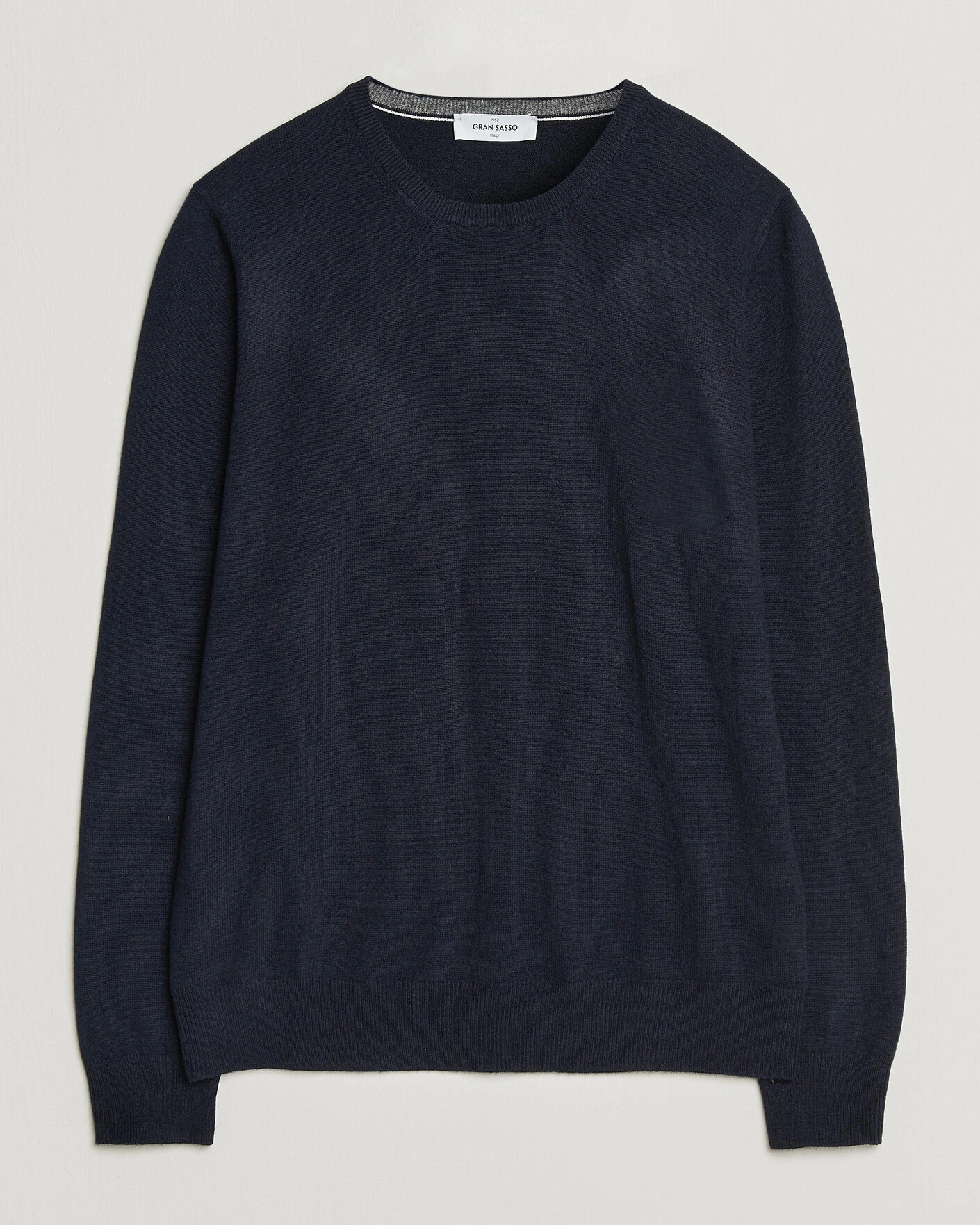 Herr | Tröjor | Gran Sasso | Wool/Cashmere Crew Neck Navy