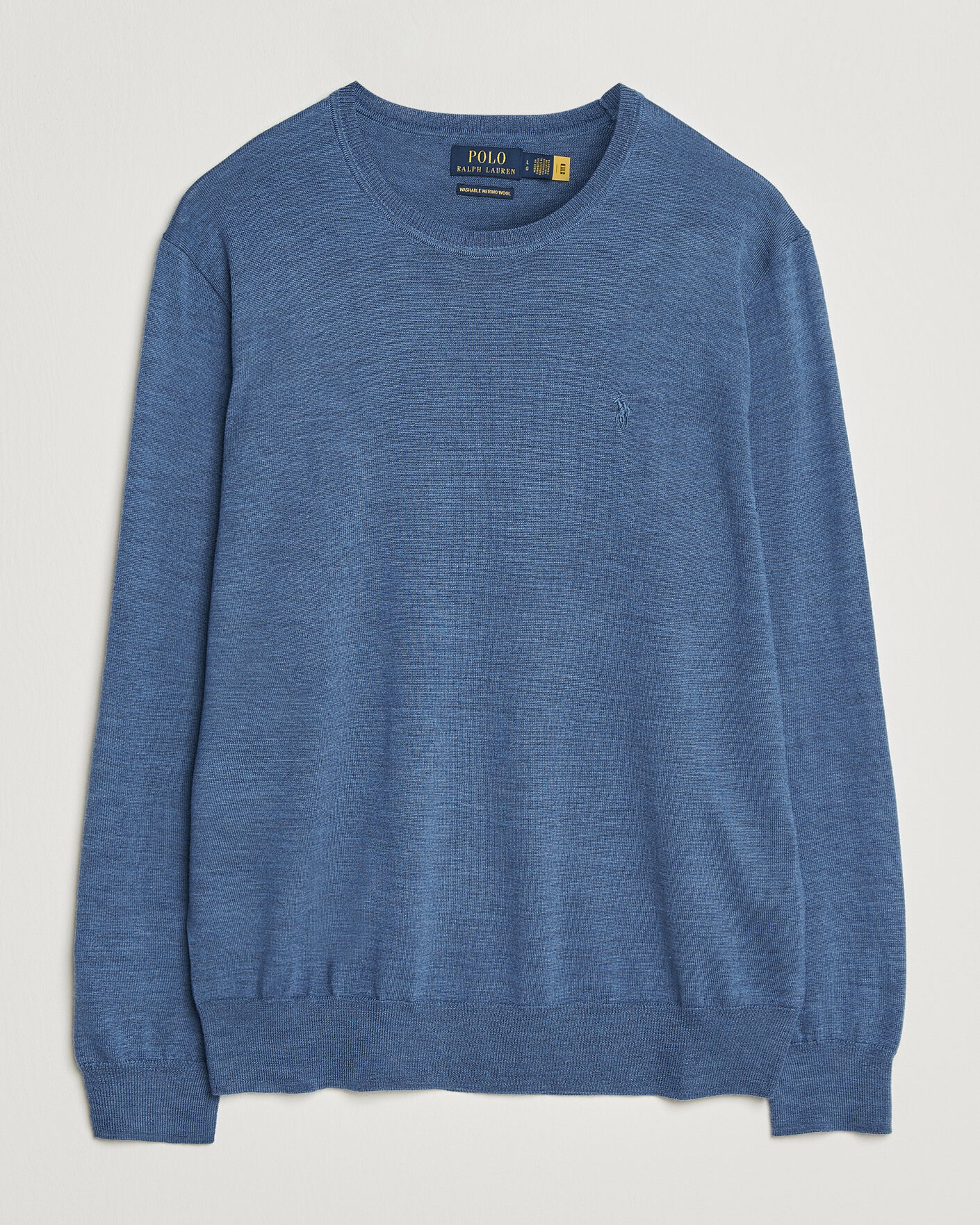 Herr | Tröjor | Polo Ralph Lauren | Long Sleeve Pullover Clarity Blue